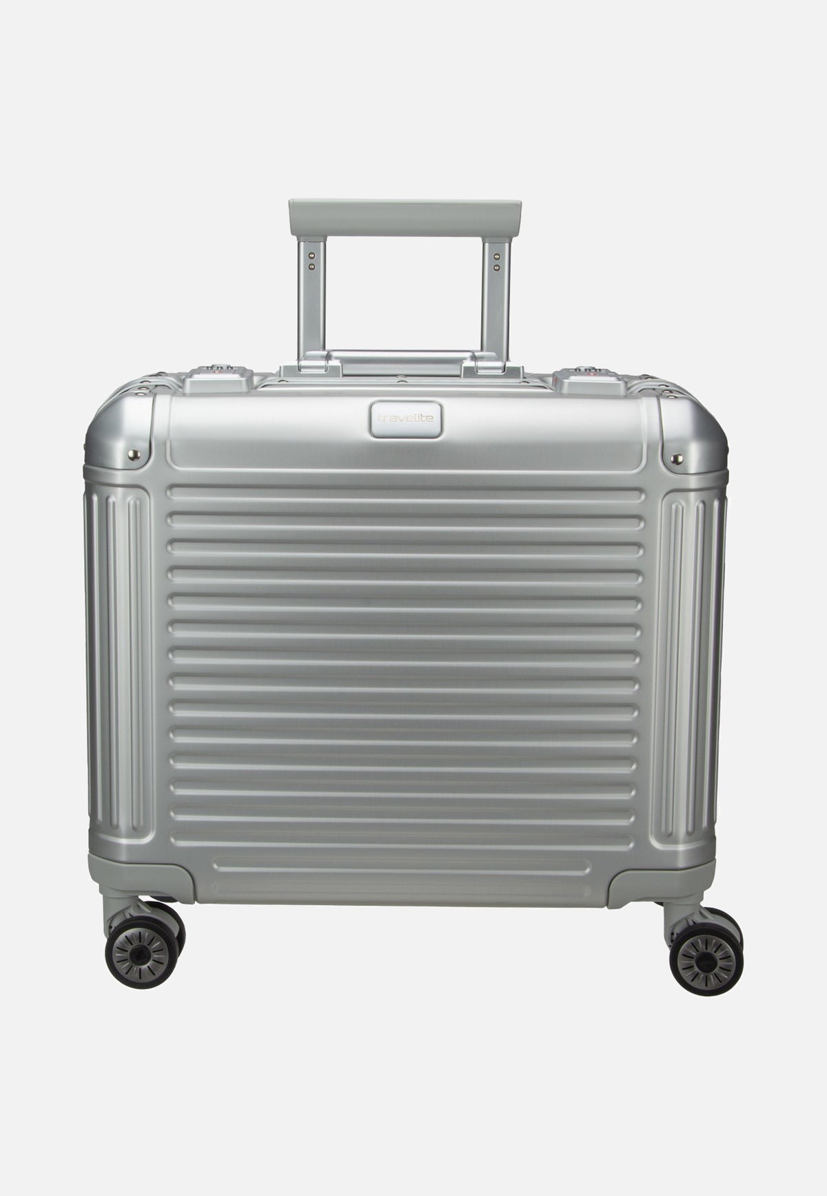 travelite Next 4w Business Wheeler Silber Pilot Suitcase