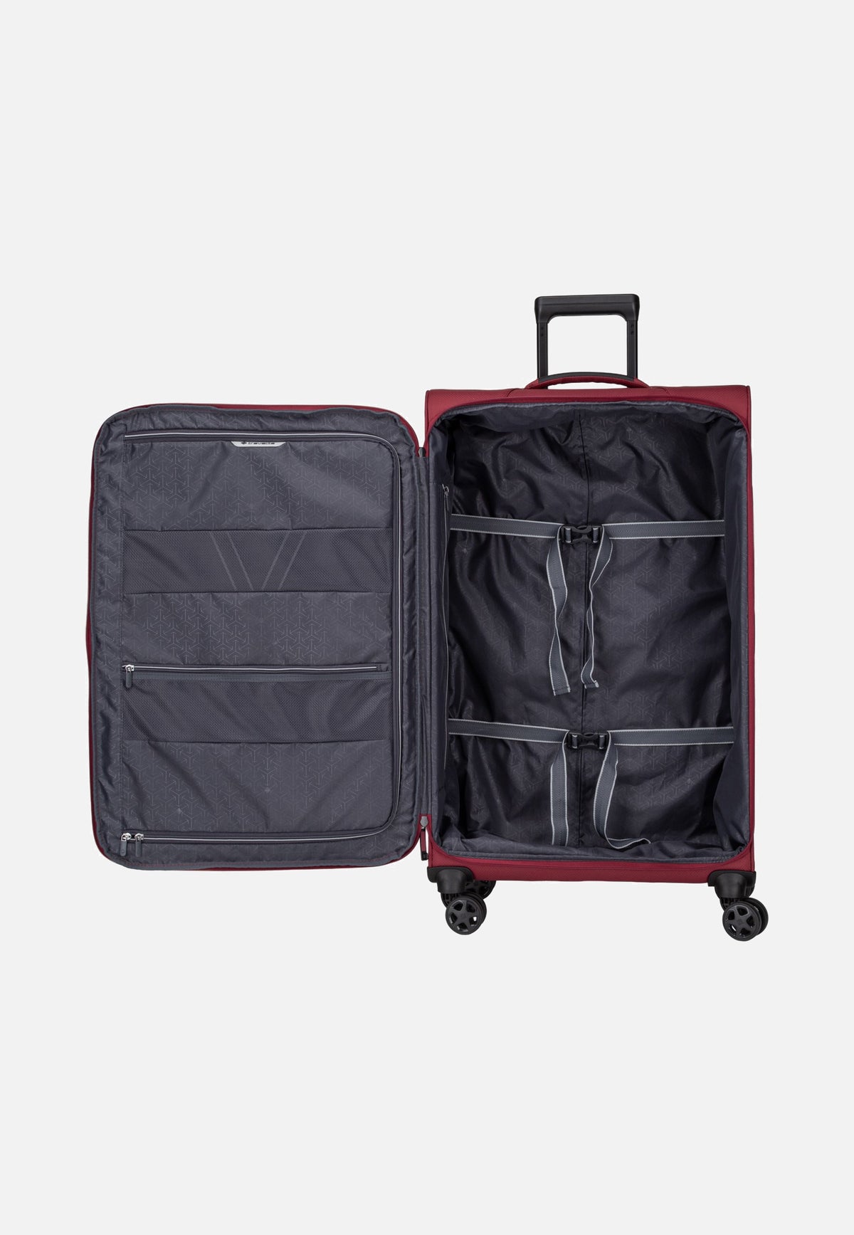 travelite Skaii Trolley 4w L exp. Red Suitcase
