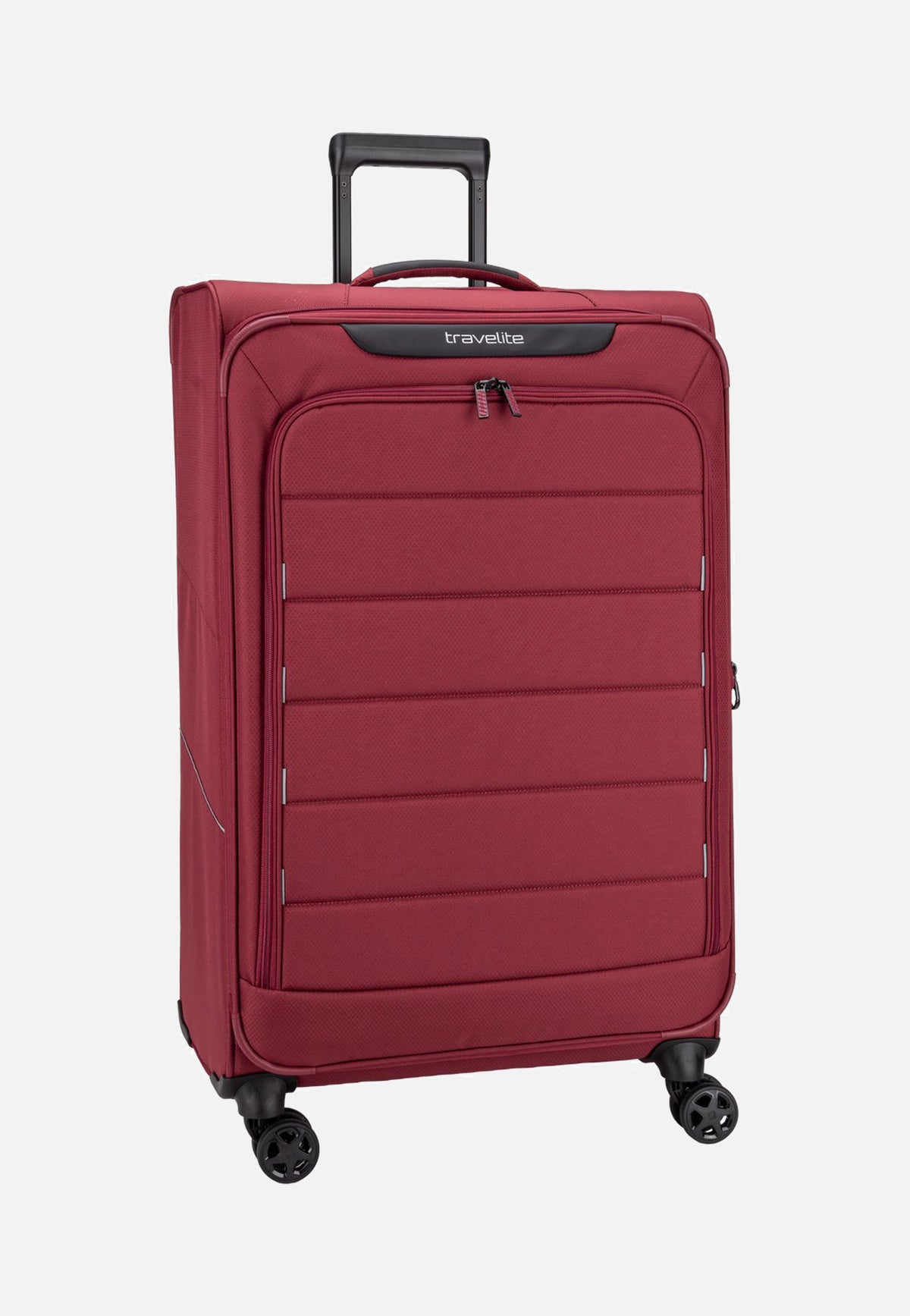 travelite Skaii Trolley 4w L exp. Red Suitcase