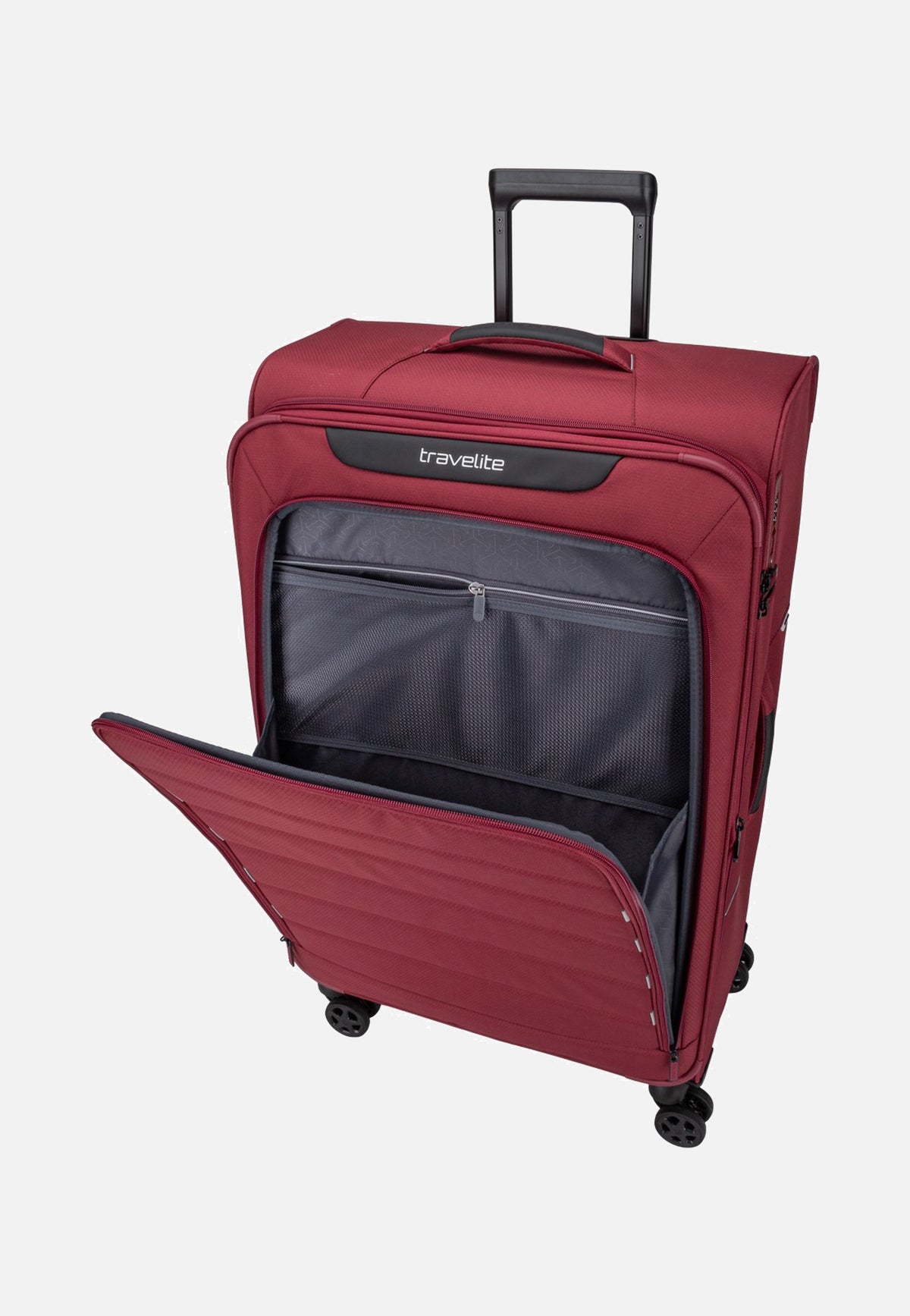travelite Skaii Trolley 4w L exp. Red Suitcase