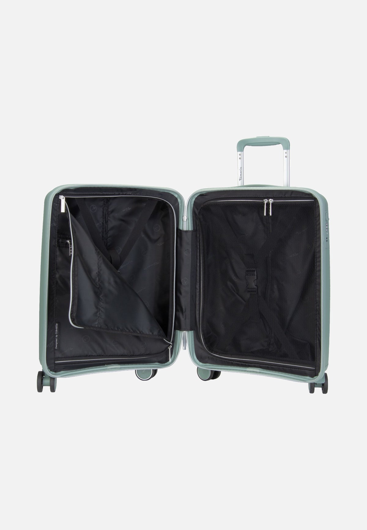 travelite x Tamaris Voyaage Trolley 4w S Sage Green Valigia