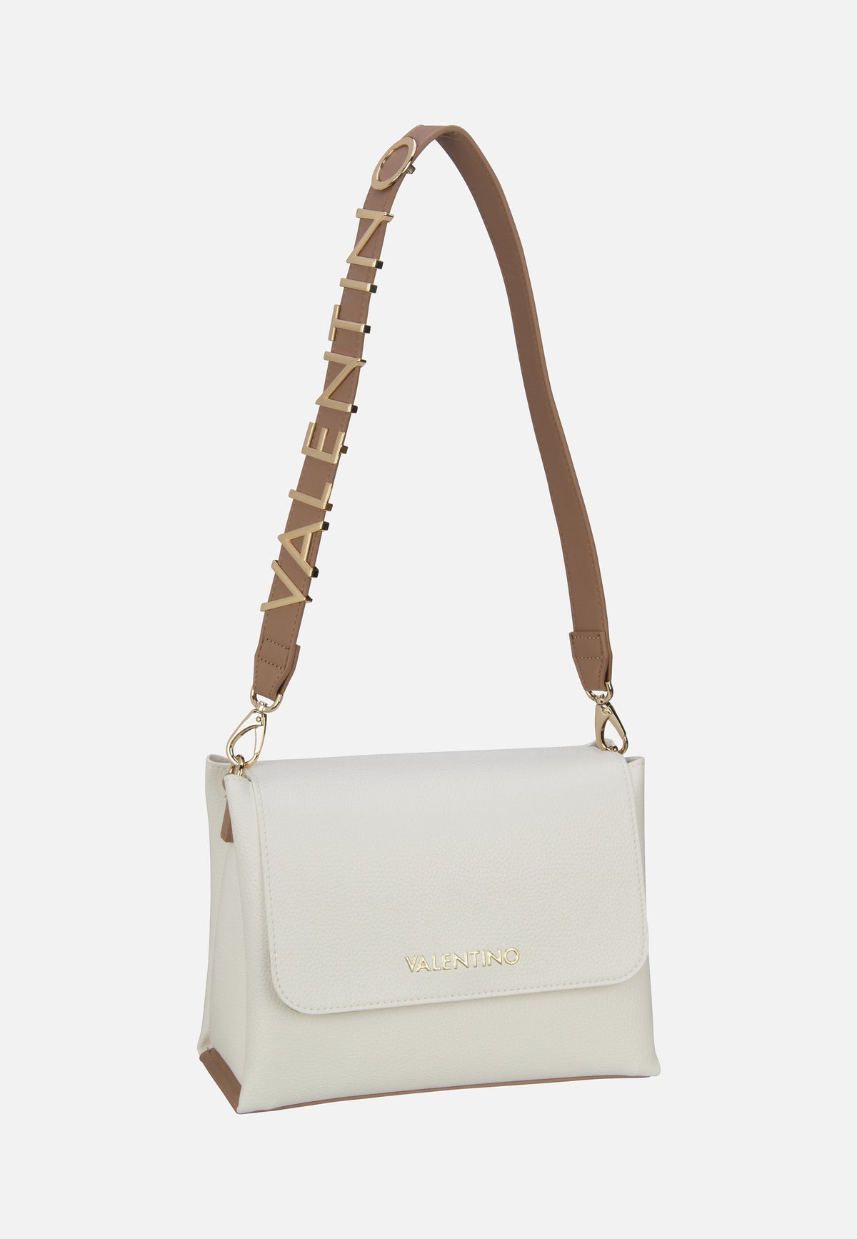 Valentino Alexia Cartella 803 Bianco/Cuoio Borsa da sera