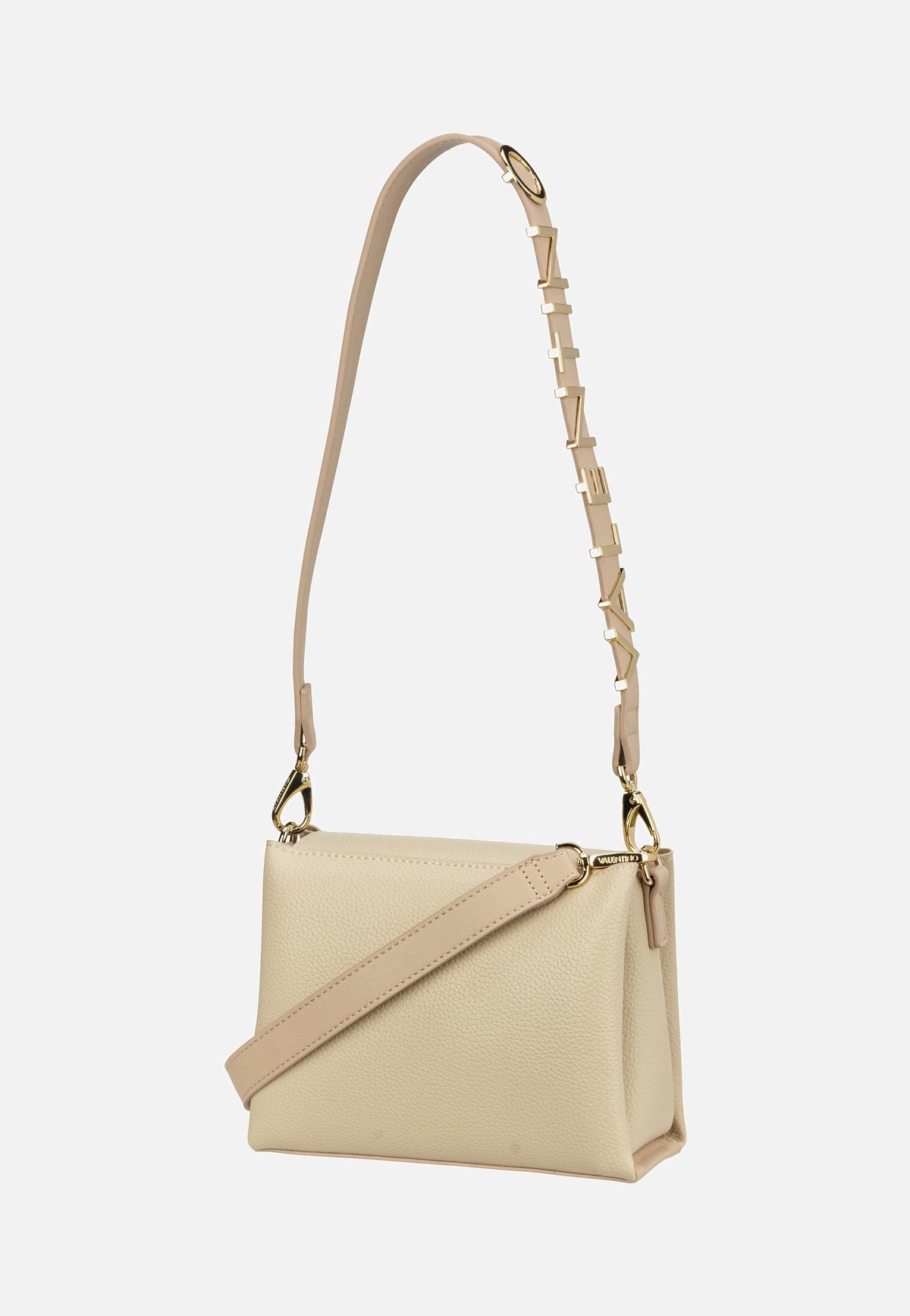 Valentino Alexia Cartella 806 Ecru Shoulder Bag