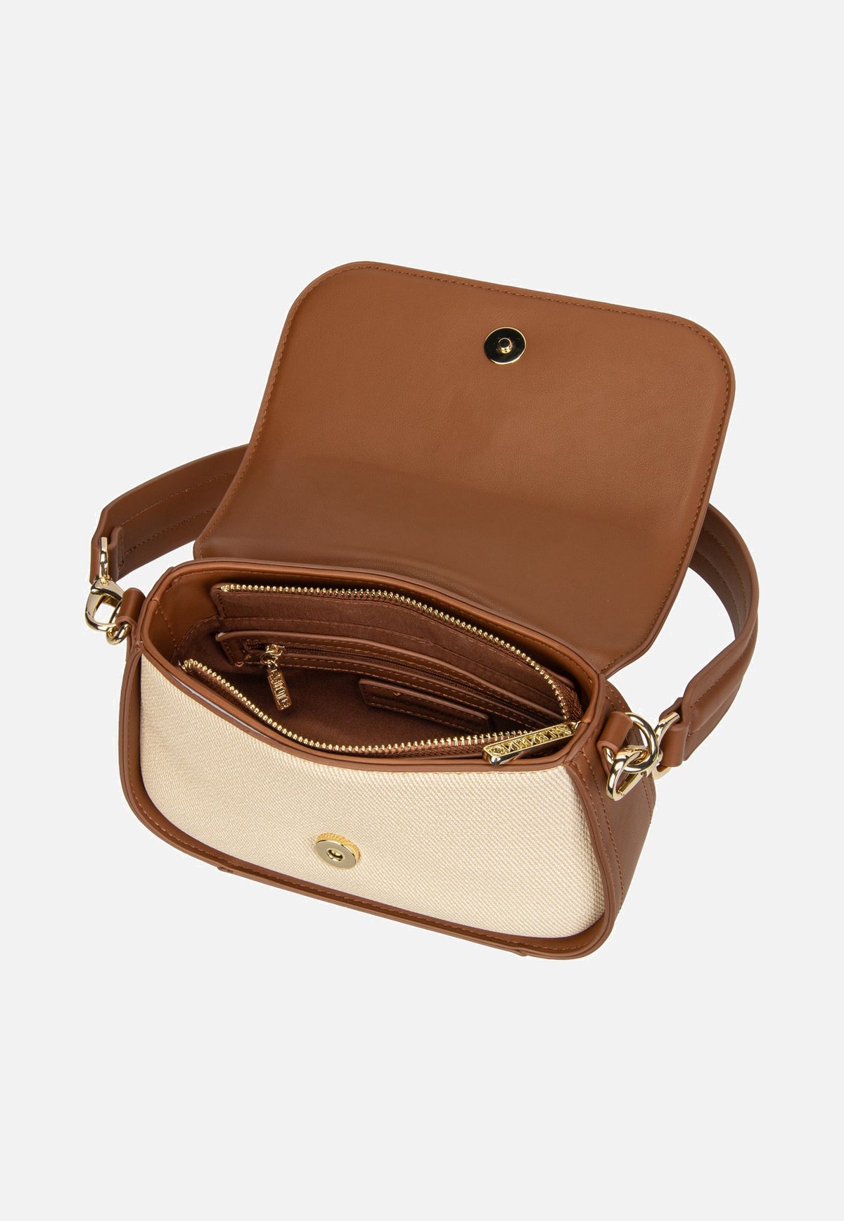 Valentino Atena Re S09 Naturale/Cuoio Sac à bandoulière
