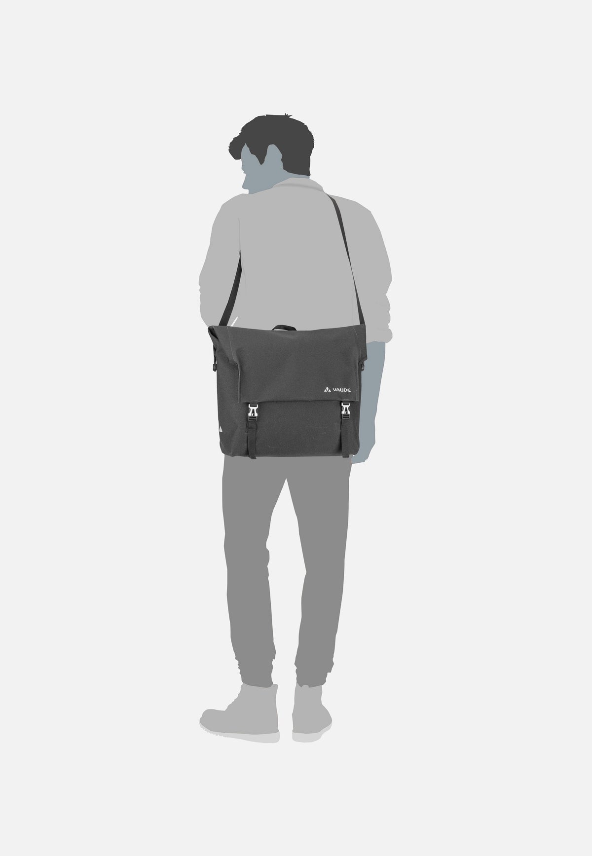 Vaude Augsburg IV L Black Bike Bag