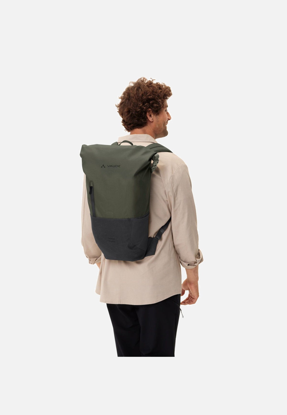 Vaude CityGo 18 Khaki Rolltop Backpack