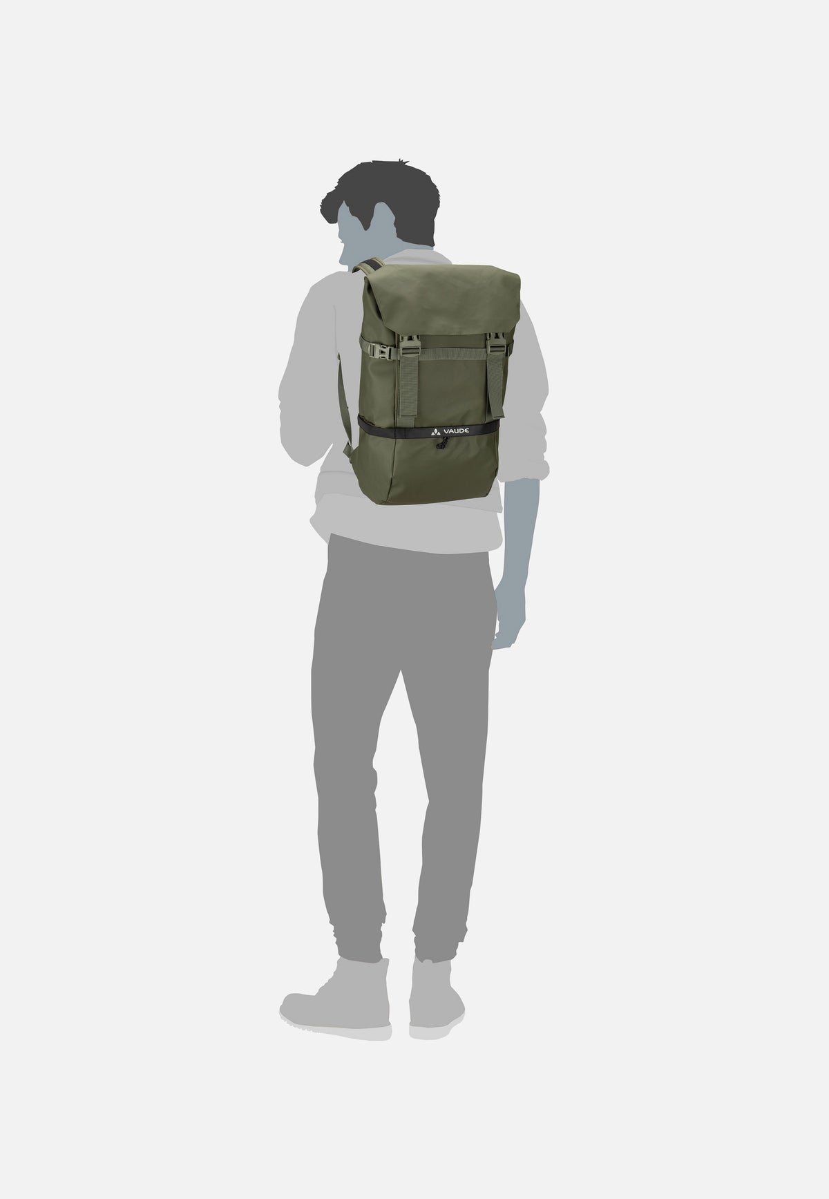 Vaude Mineo Daypack 30 Khaki Rolltop Backpack