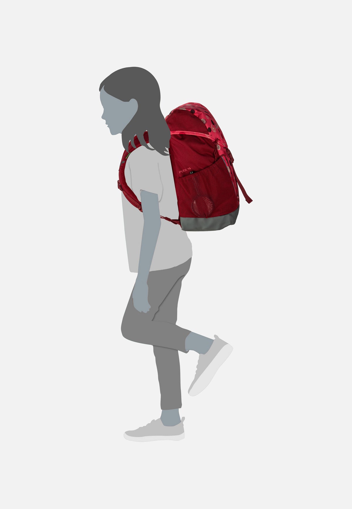 Vaude Puck 10 Bright Pink/Cranberry Backpack