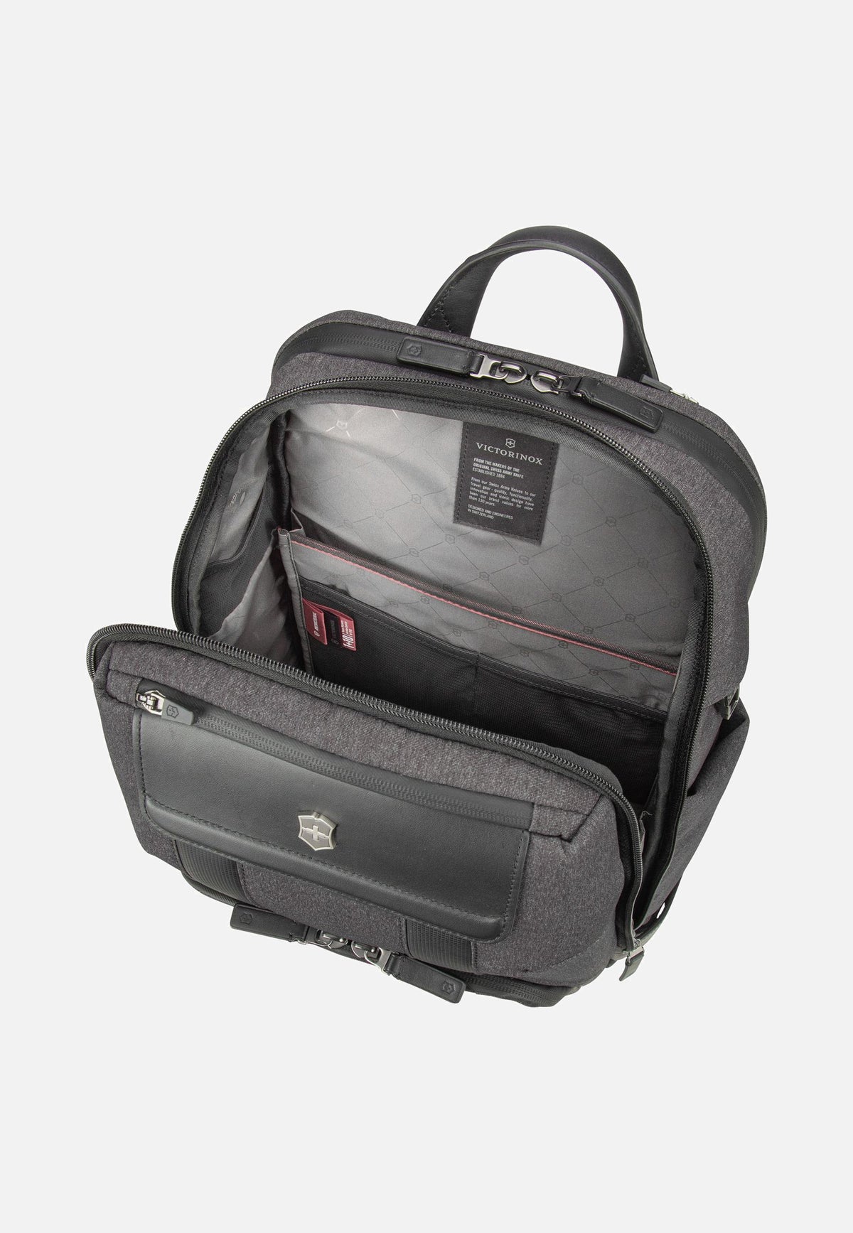 Victorinox Architecture Urban2 Deluxe Melange Grey/Black Rugtassen