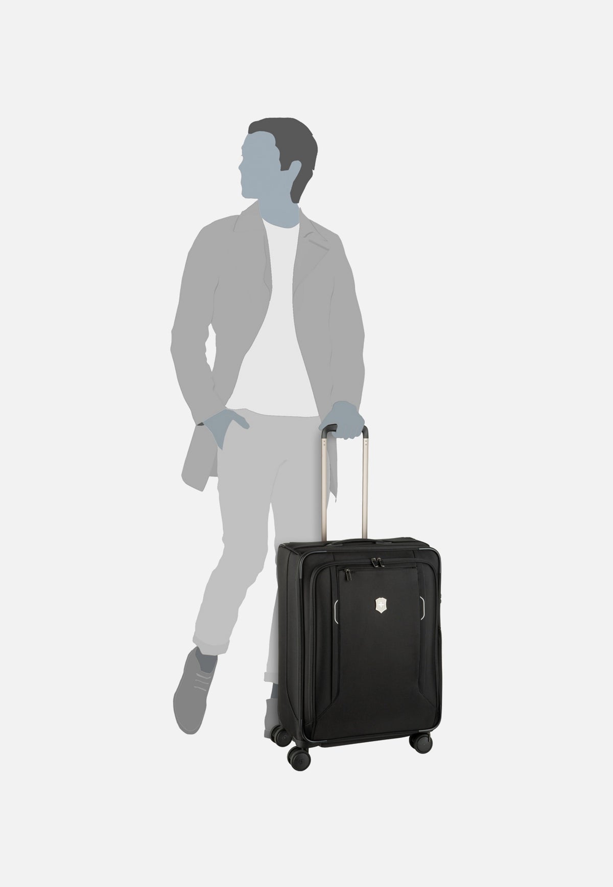 Victorinox Werks Traveler 6 Medium Softside Case Black Maleta