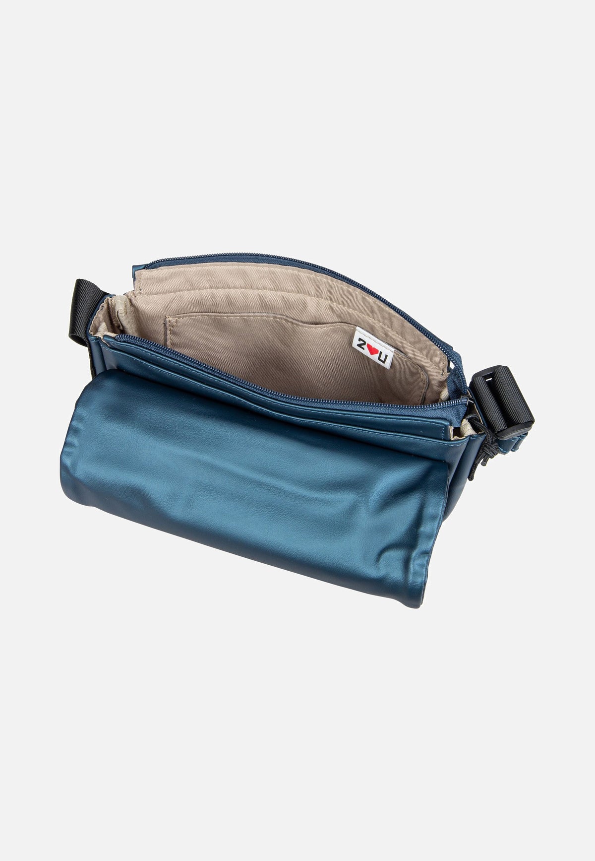 zwei Cargo CA40 Metallic-Blue Crossbody Bag
