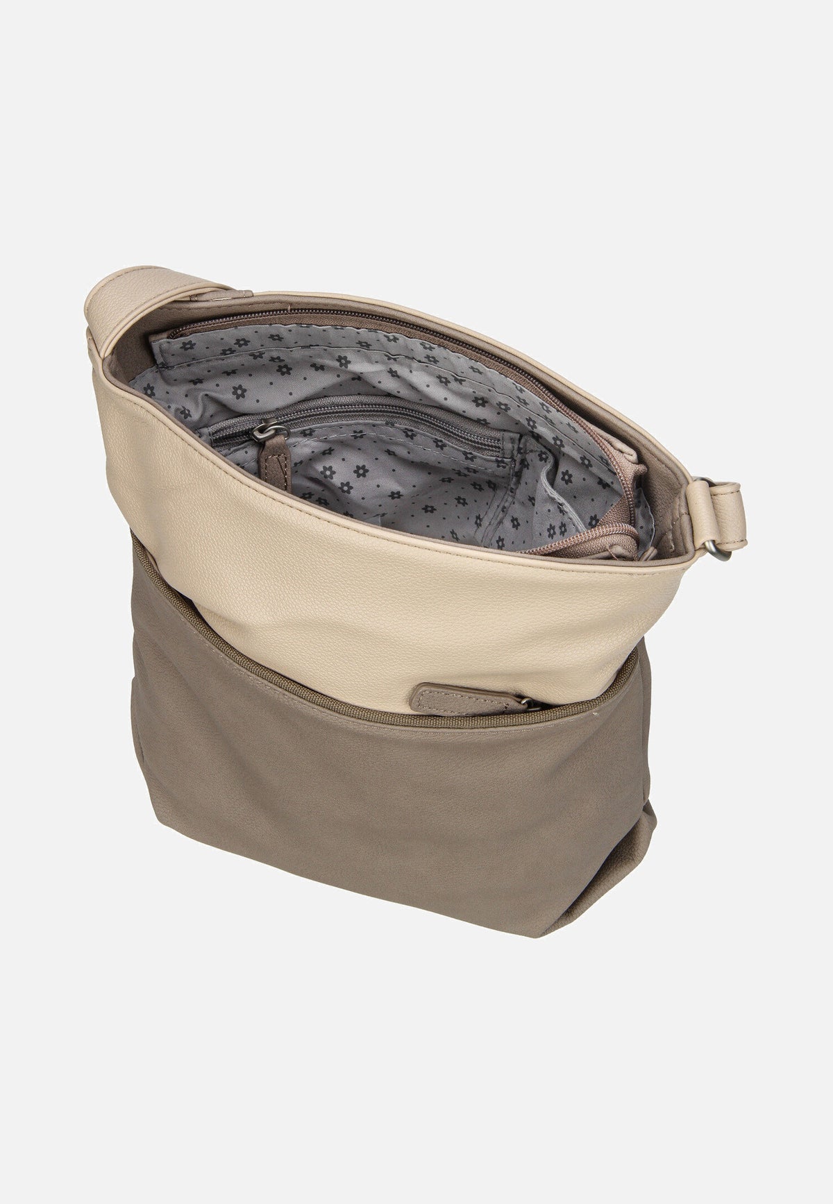 zwei Jana J10 Nubuk/Cappucino Pouch Bag