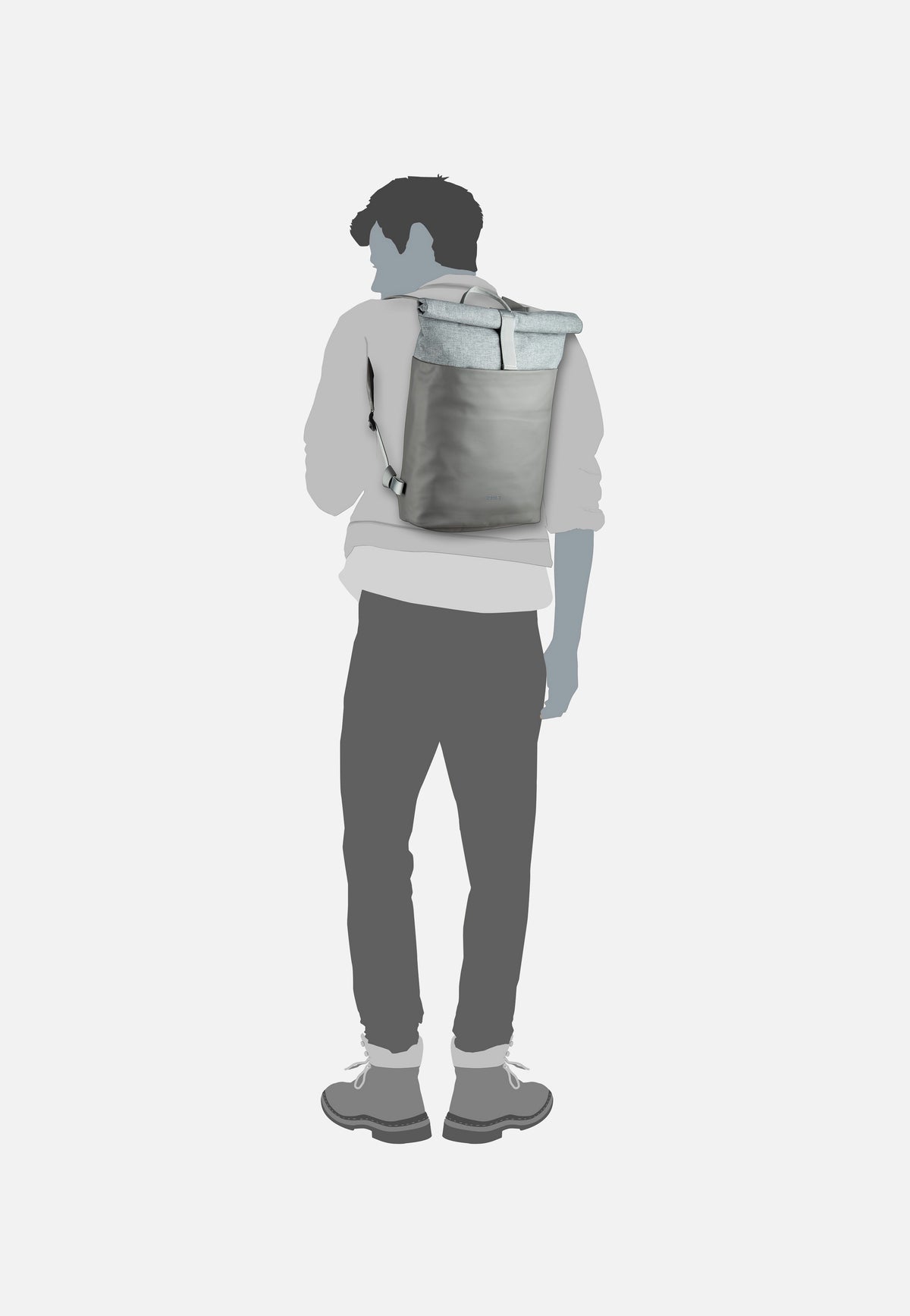 zwei Kim KIR250 Stone Rolltop Backpack