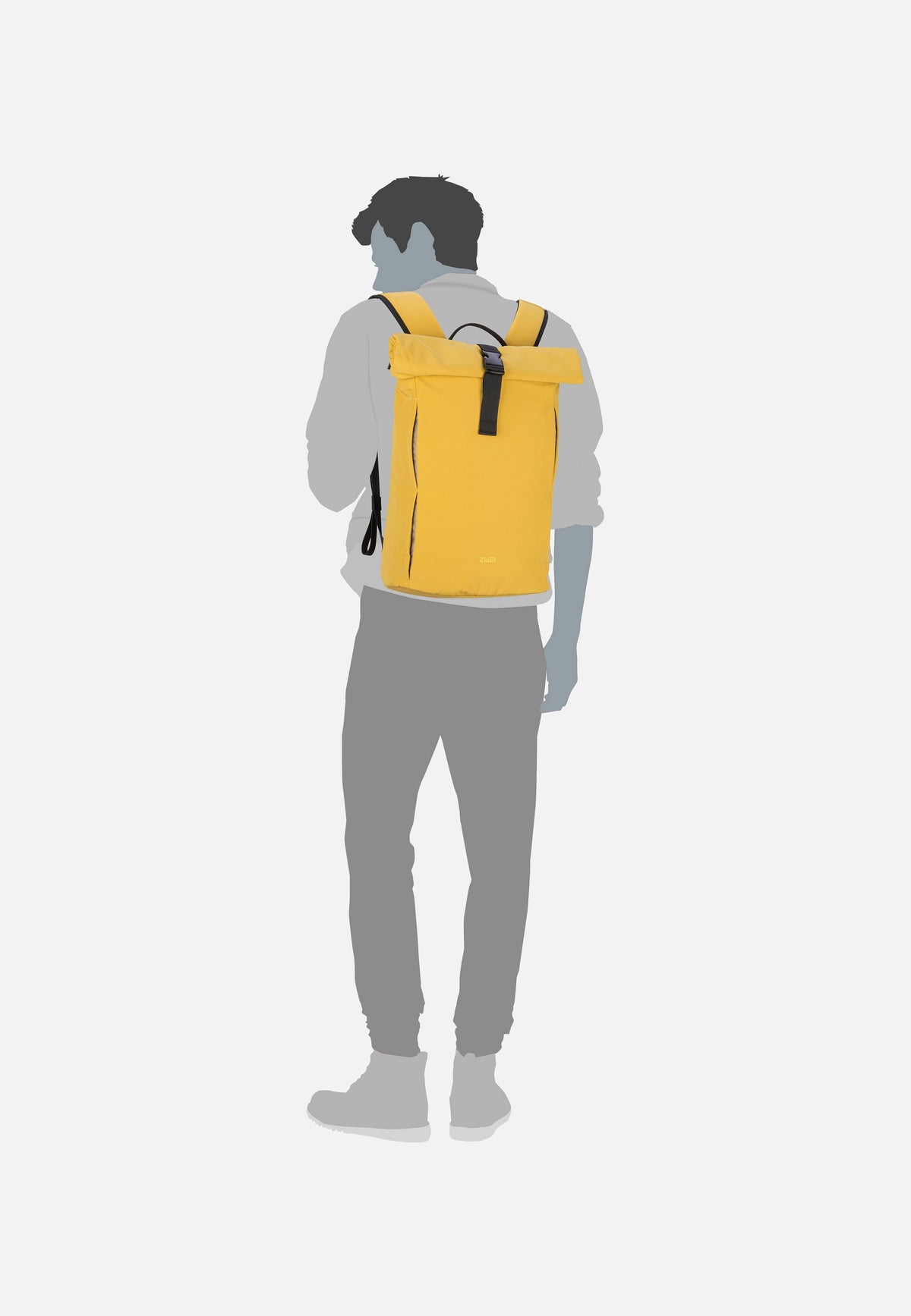 zwei Toni TOR250 Yellow Rolltop Backpack