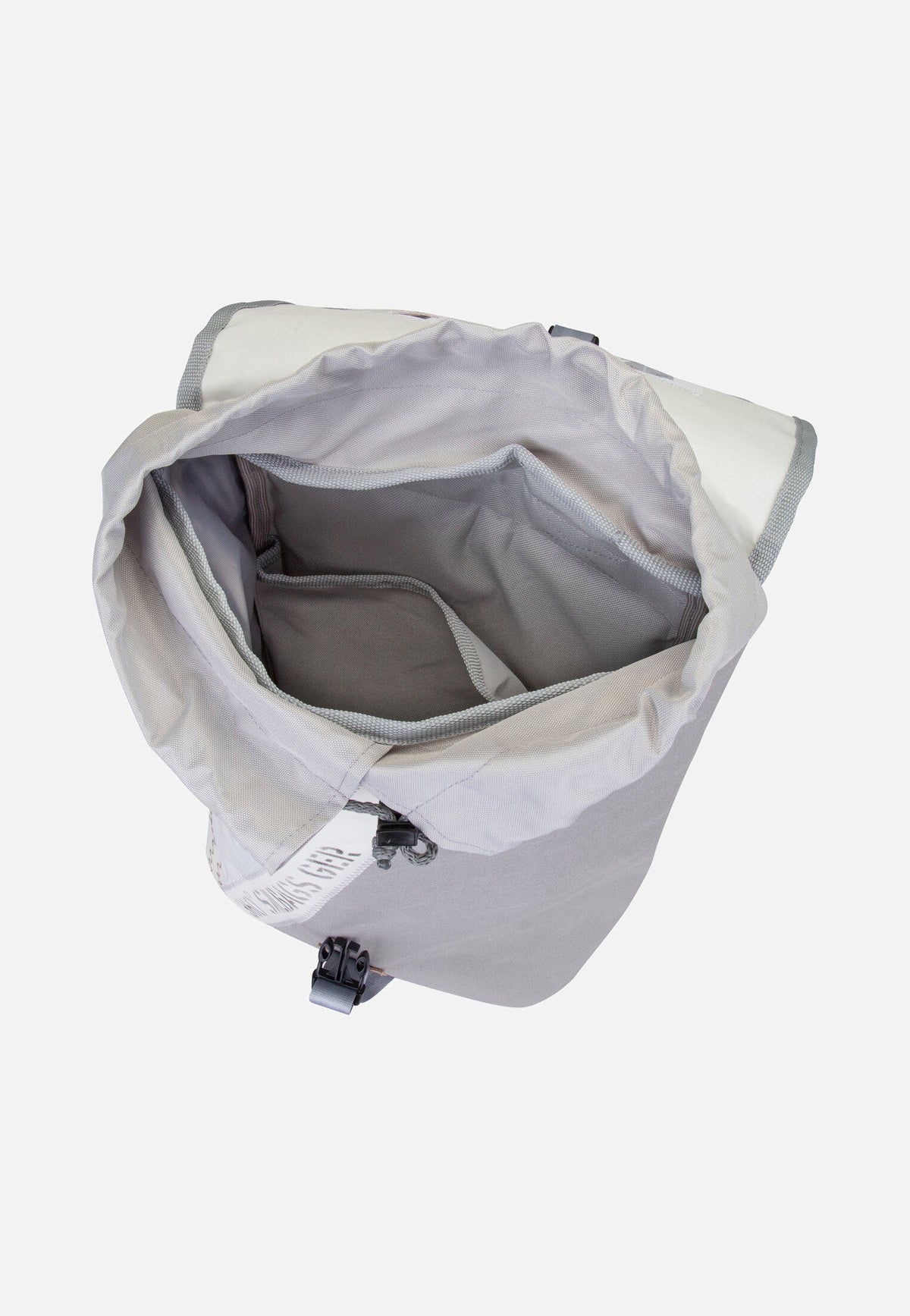 360Grad Landgang Mini Stencil-Weiß/Grau Backpack