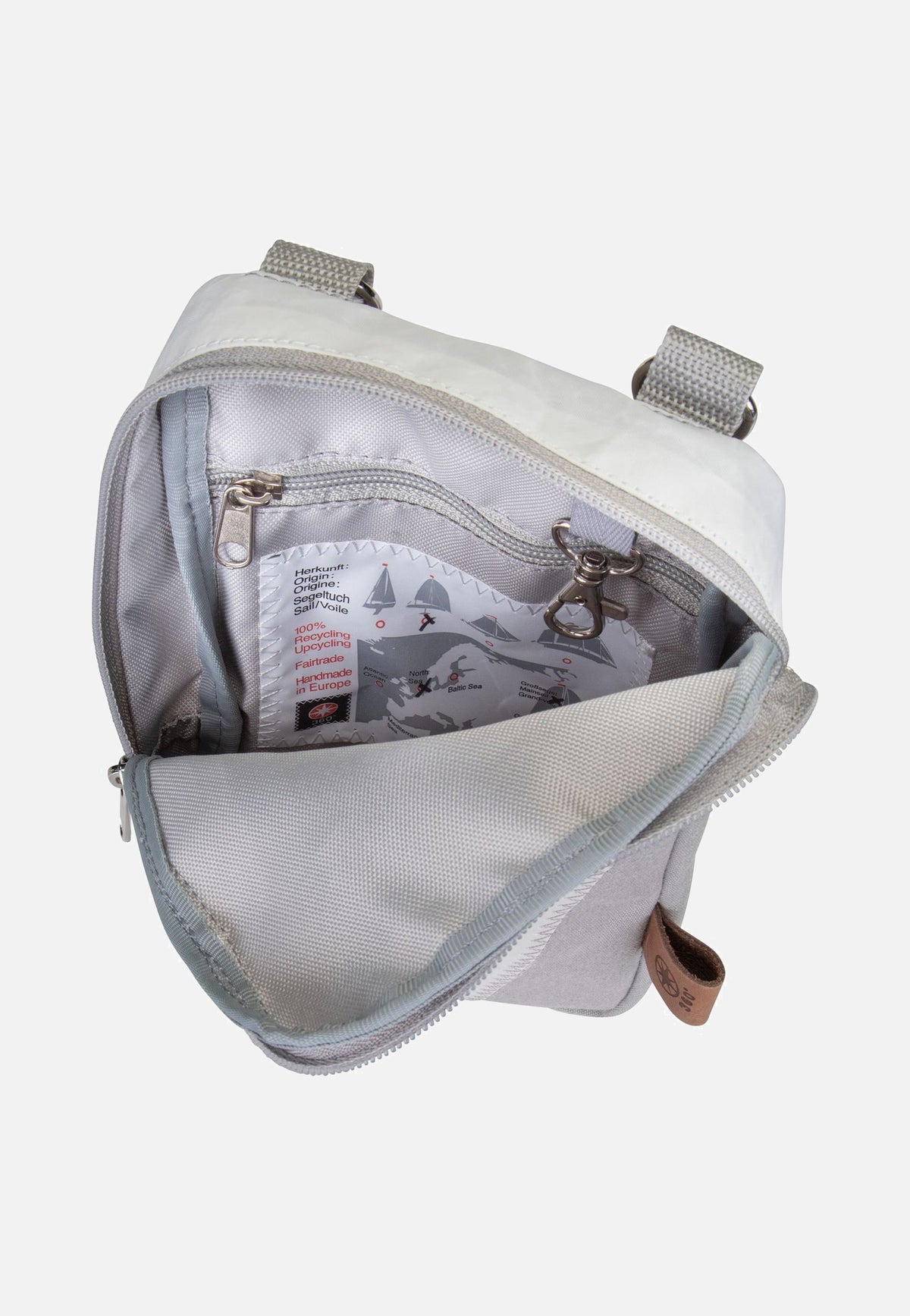 360Grad Nautik Stencil-Weiß/Grau Fanny Pack