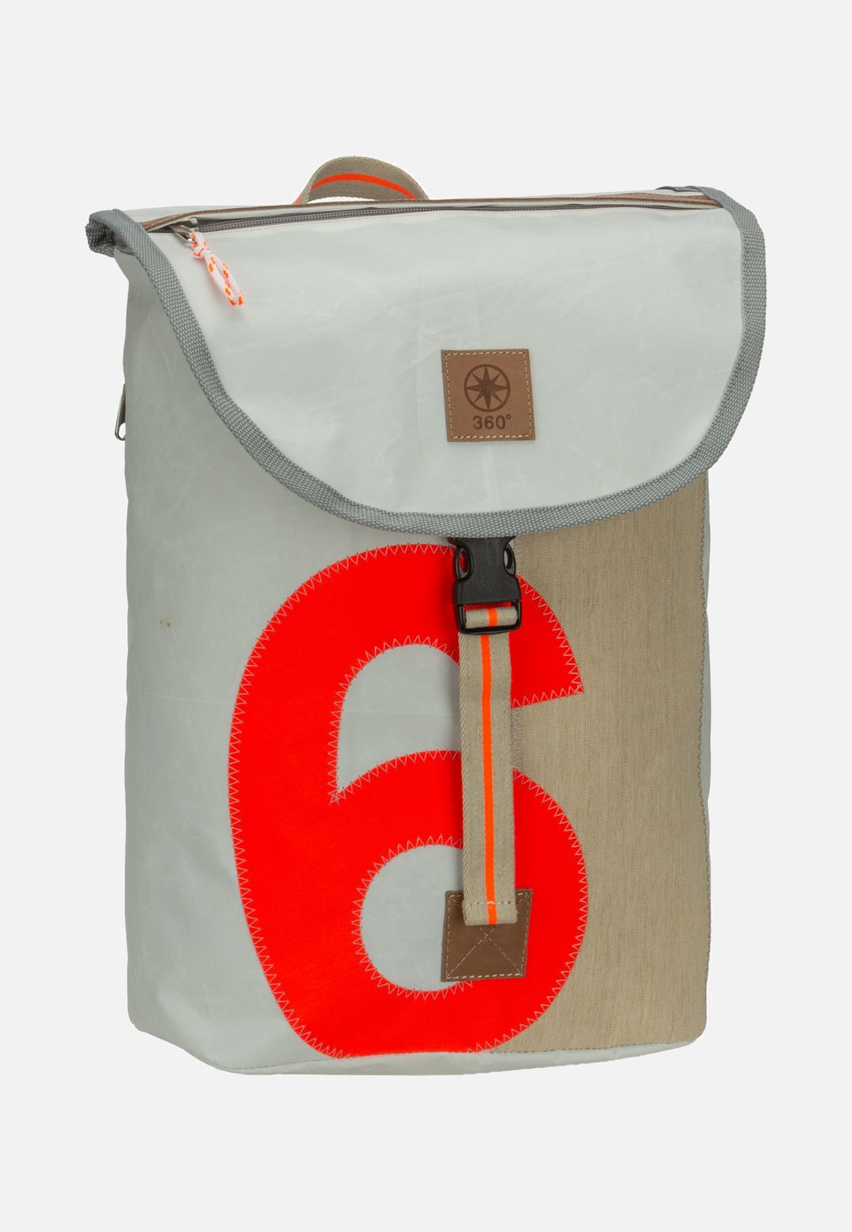 360Grad Landgang Mini Weiss/Grau Sac a dos