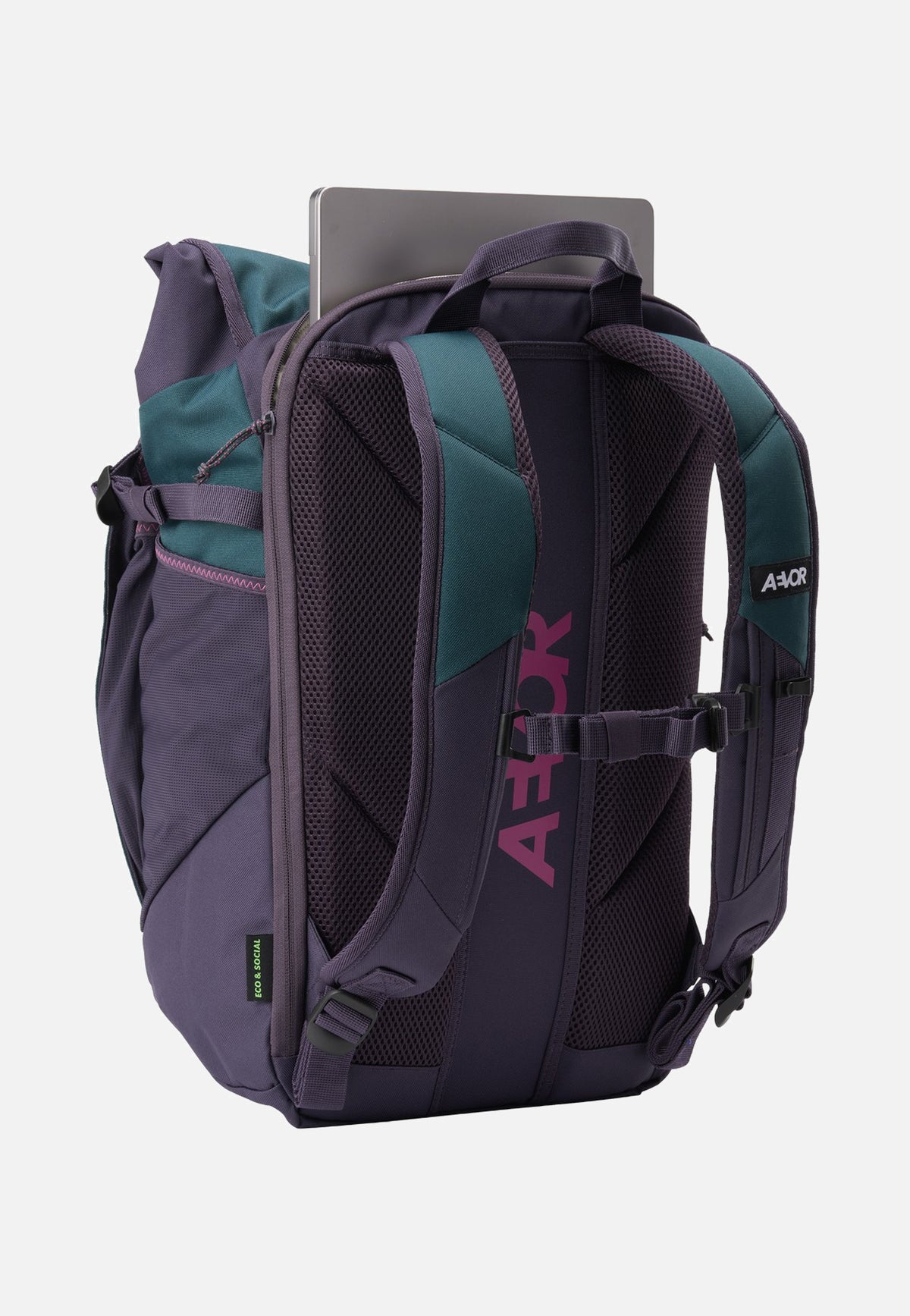 AEVOR Roll Pack 2.0 Vintage Teal Rolltop Backpack