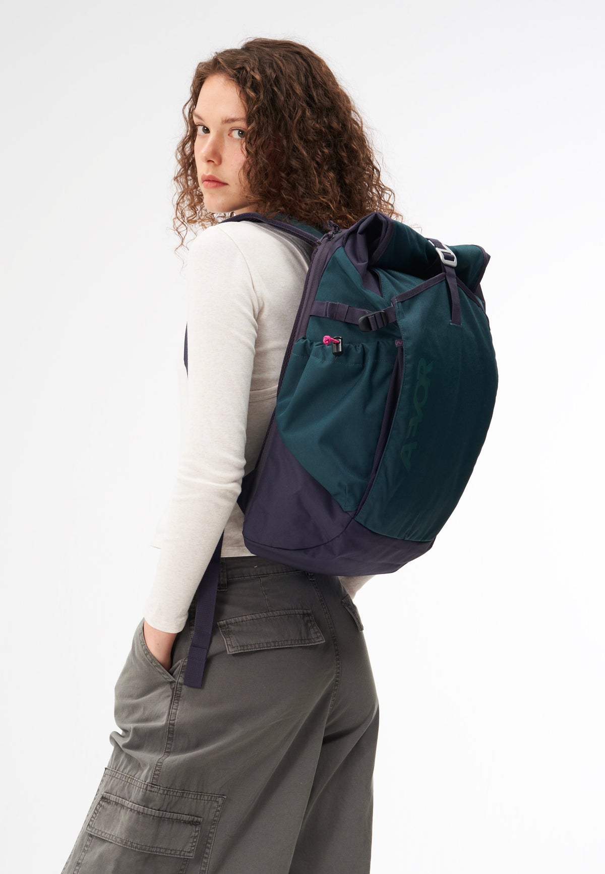 AEVOR Roll Pack 2.0 Vintage Teal Rolltop Backpack