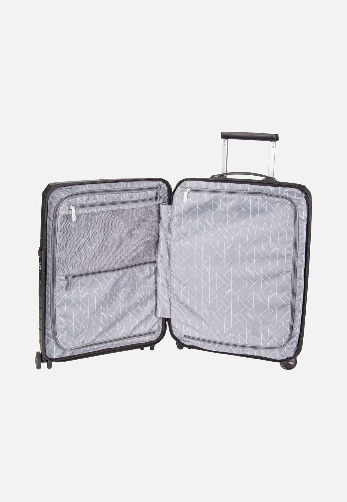American Tourister Fastforward Spinner 55 Flash Black Suitcase