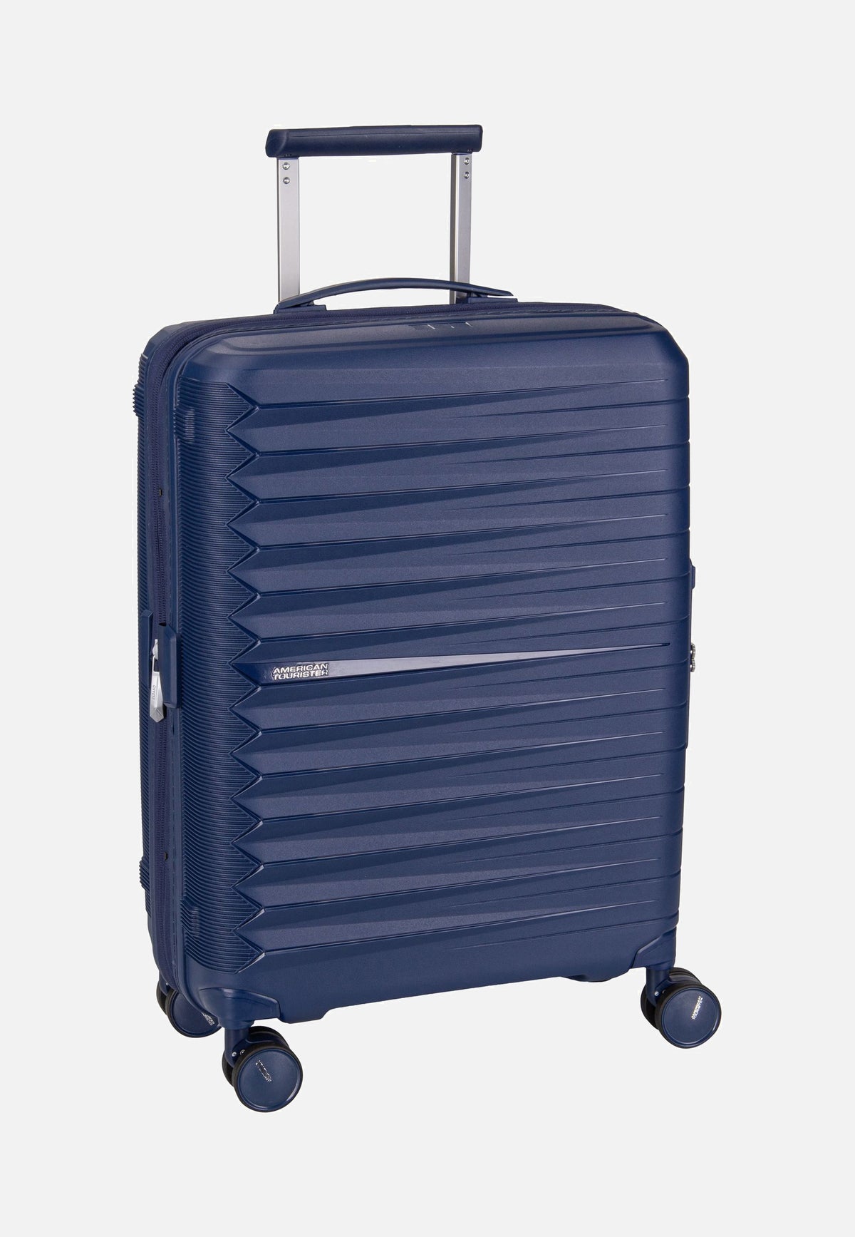 American Tourister Fastforward Spinner 55 Navy Blue Suitcase