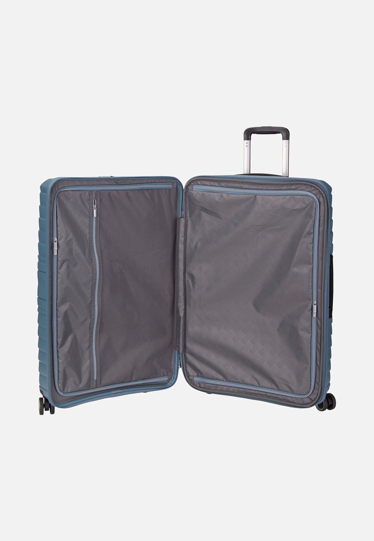 American Tourister Flytwist Spinner 77 Storm Blue Valigia