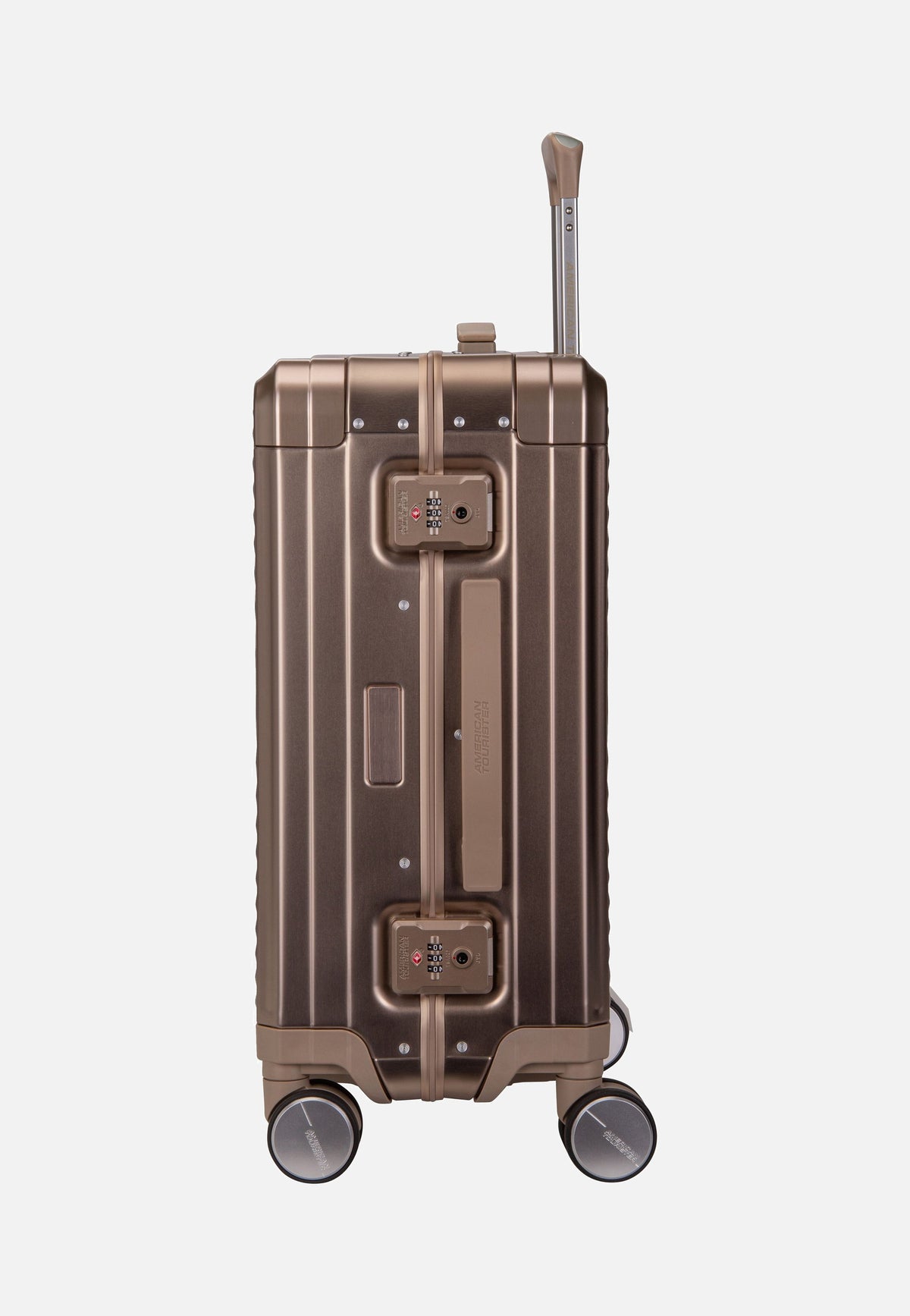 American Tourister Soundbox Alu Spinner 55 Bronze Suitcase