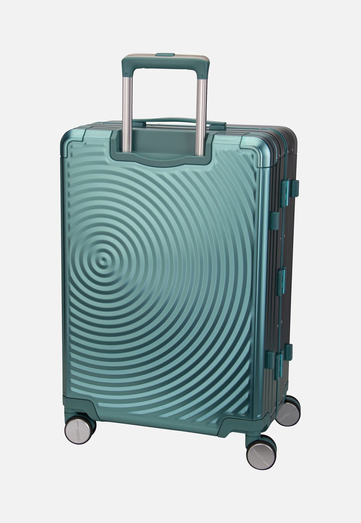 American Tourister Soundbox Alu Spinner 68 Dusty Turquoise Suitcase