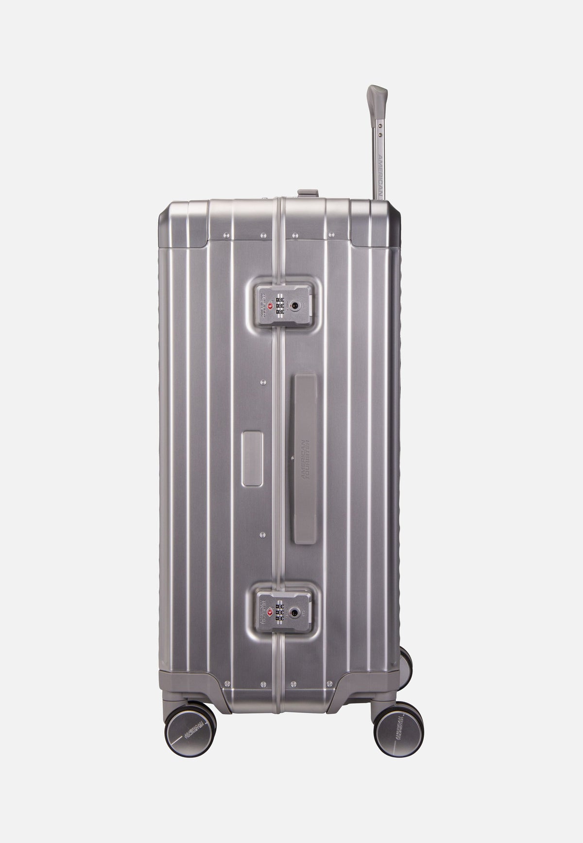 American Tourister Soundbox Alu Spinner 68 Silver Suitcase