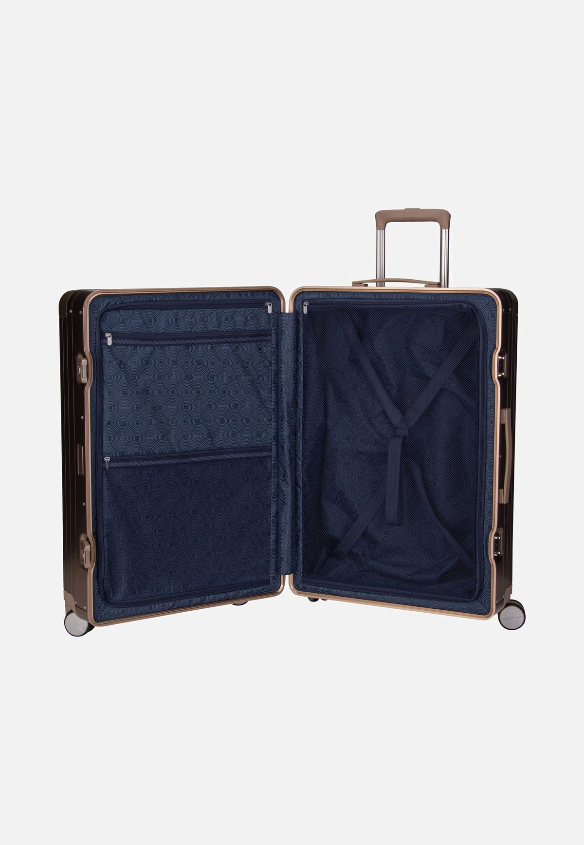 American Tourister Soundbox Alu Spinner 75 Bronze Maleta