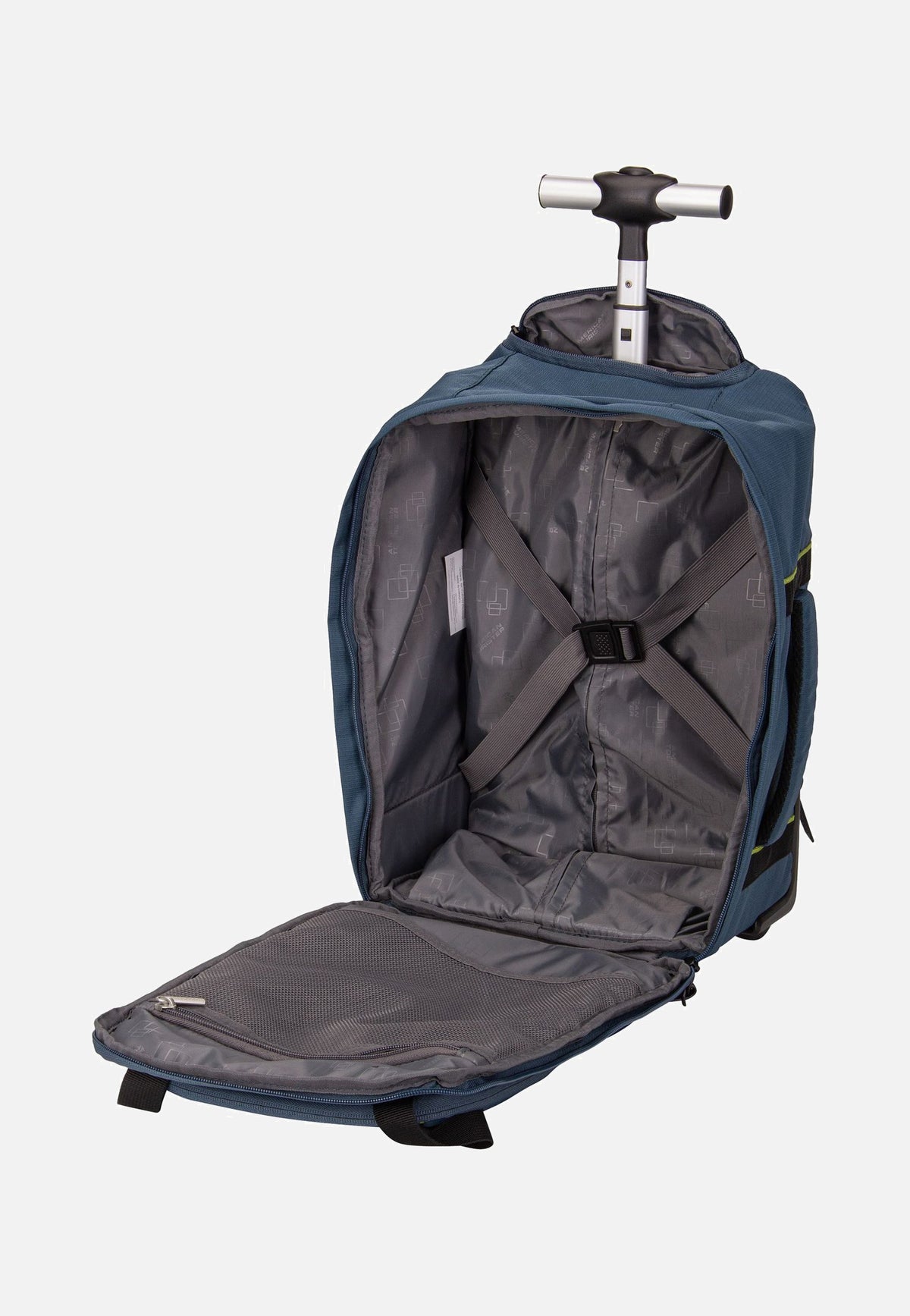 American Tourister Take2Cabin Backpack/WH S Harbor Blue Sac à dos à roulettes
