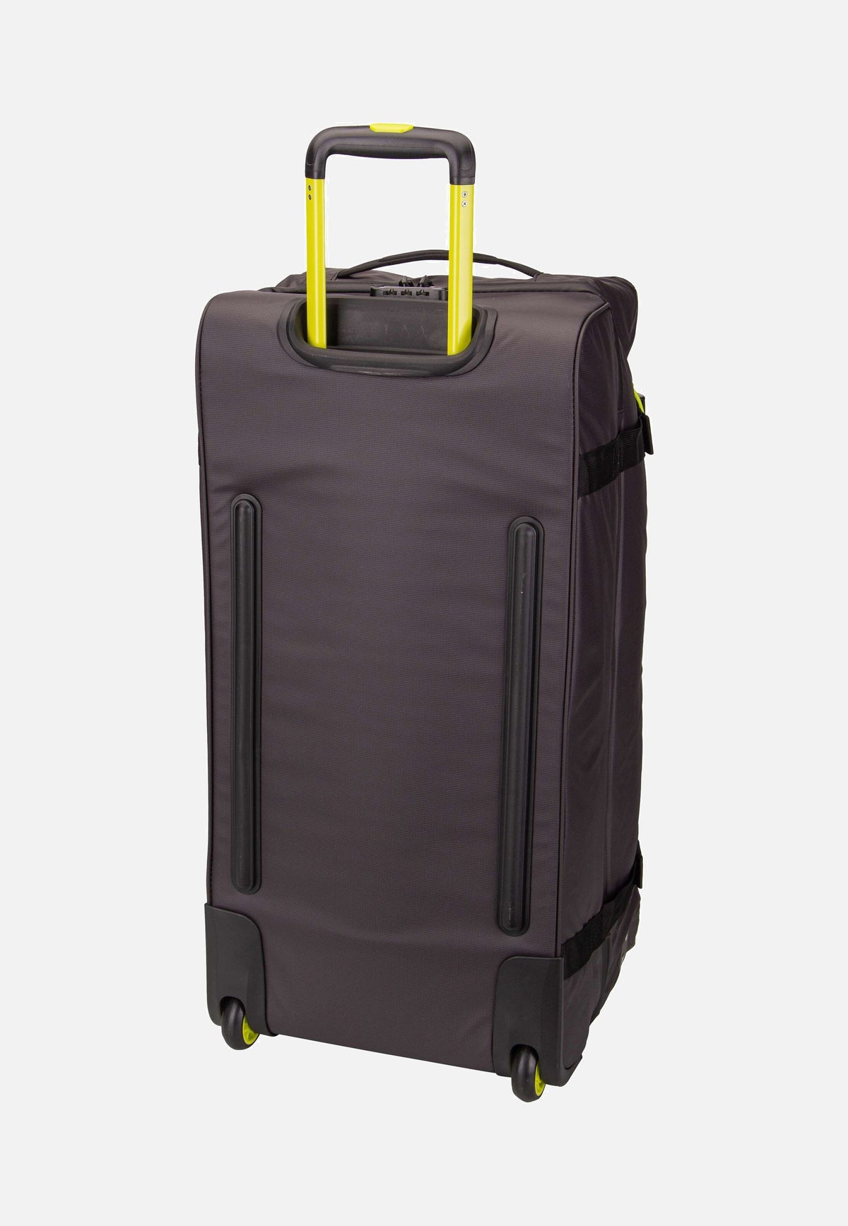 American Tourister Urban Track Duffle L Black/Lime Travel Bag with Wheels