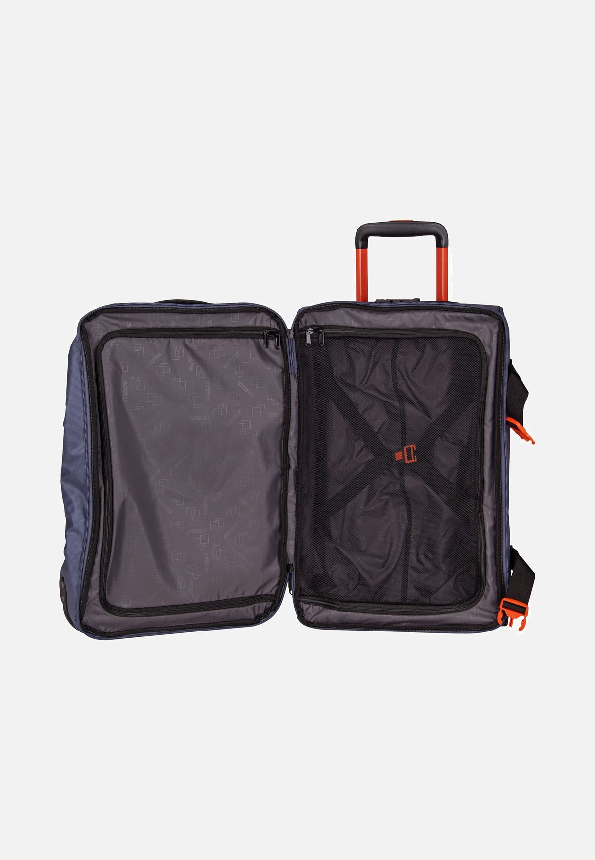 American Tourister Urban Track Duffle S Navy/Orange Bolsa de viaje con ruedas