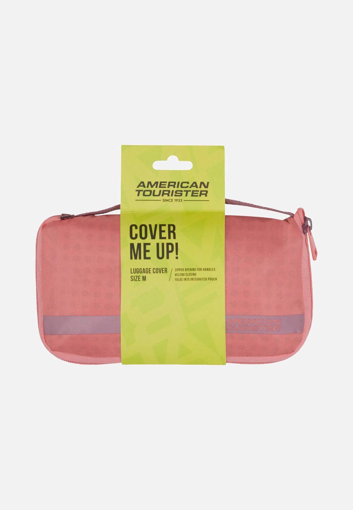 American Tourister Foldable M Pink/Mauve Luggage Cover