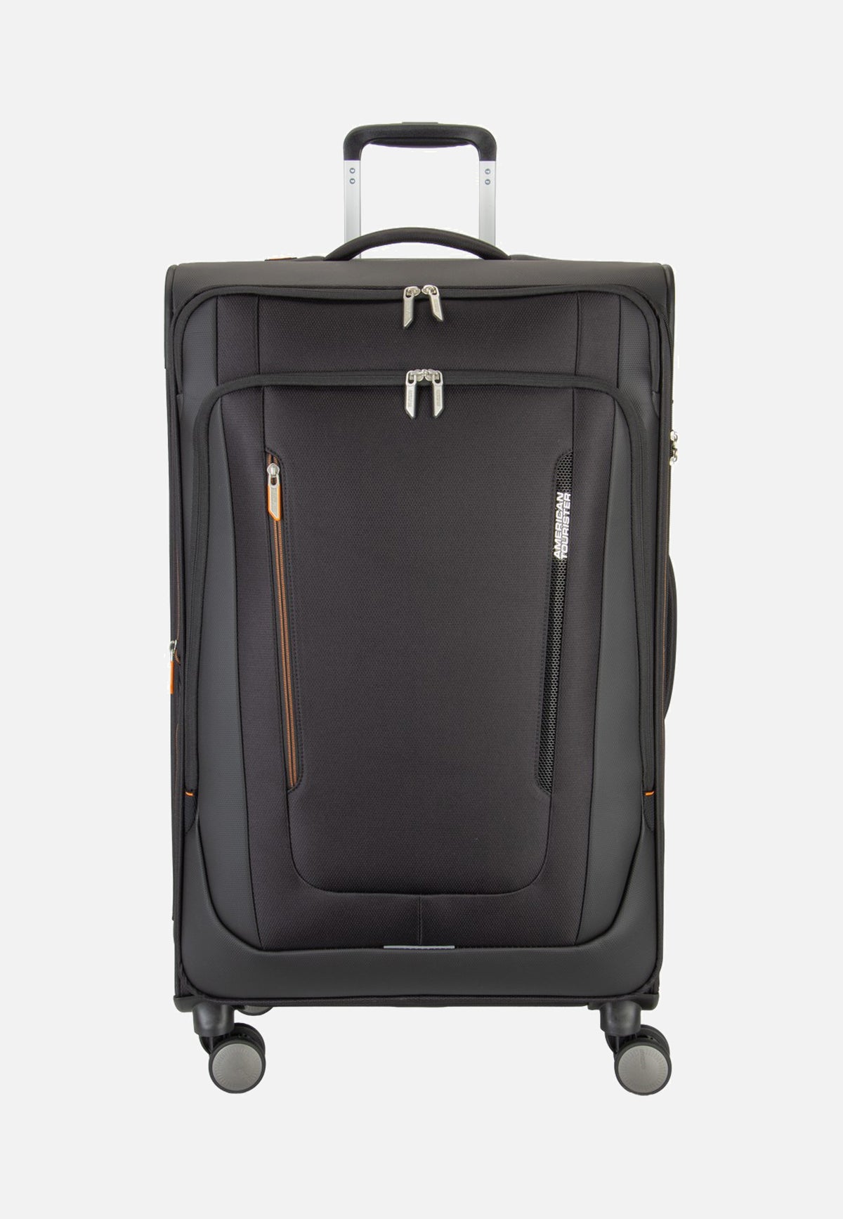 American Tourister Wanderlite Spinner L Exp Shadow Black Suitcase