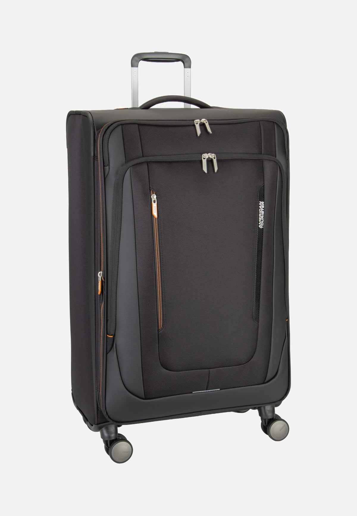 American Tourister Wanderlite Spinner L Exp Shadow Black Suitcase