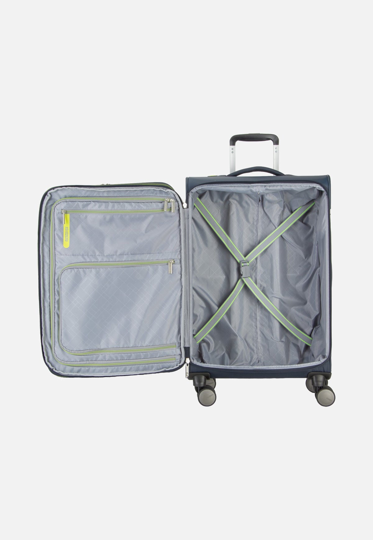 American Tourister Wanderlite Spinner M Exp Dark Navy Valise