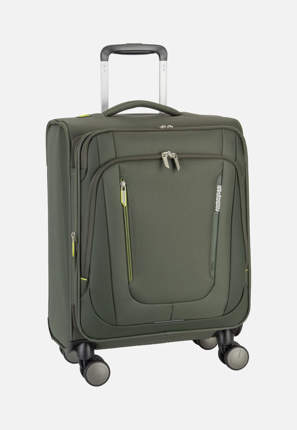 American Tourister Wanderlite Spinner S Exp Dark Khaki Valigia