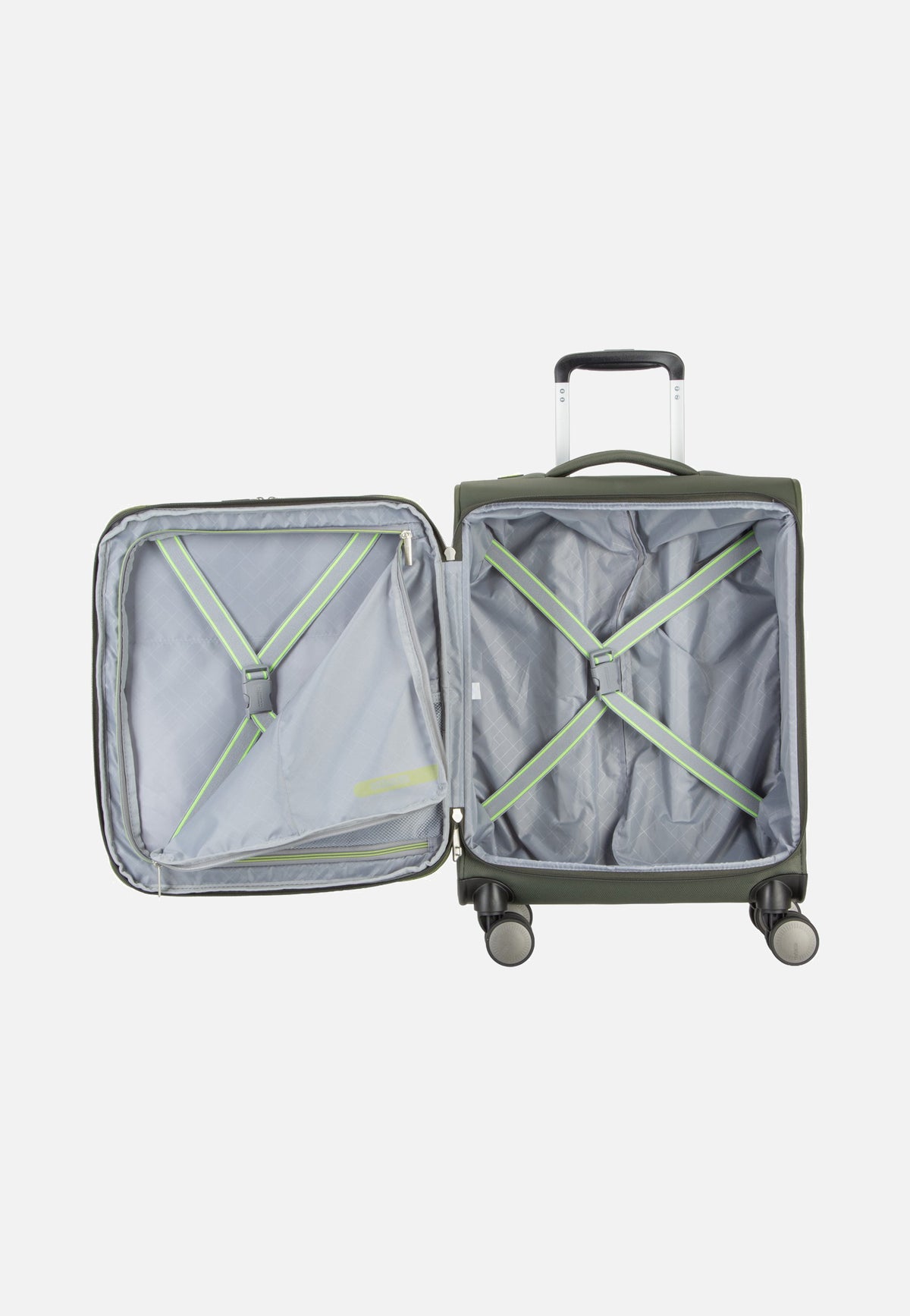 American Tourister Wanderlite Spinner S Exp Dark Khaki Valigia