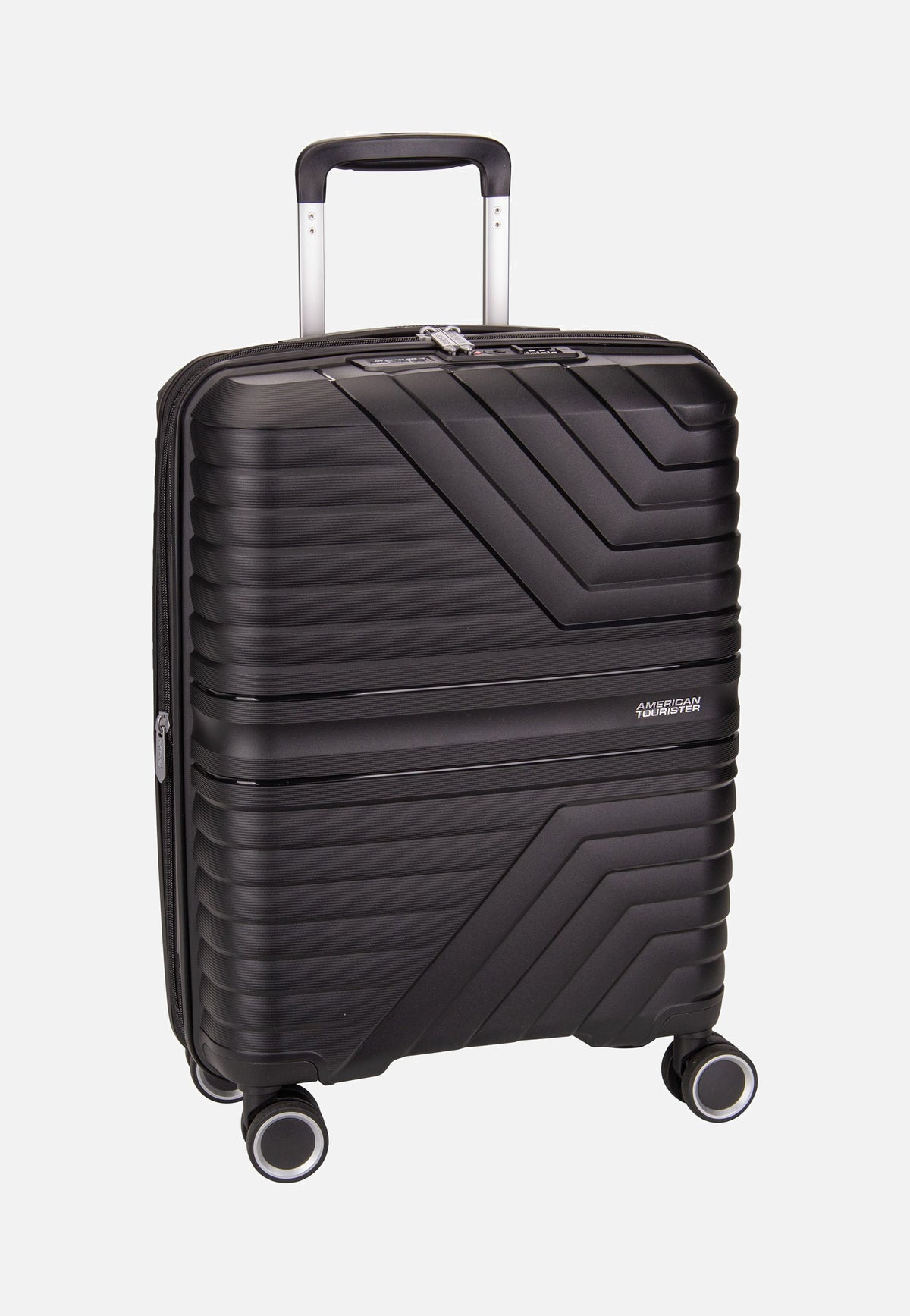 American Tourister Flytwist Spinner 55 Shadow Black Suitcase
