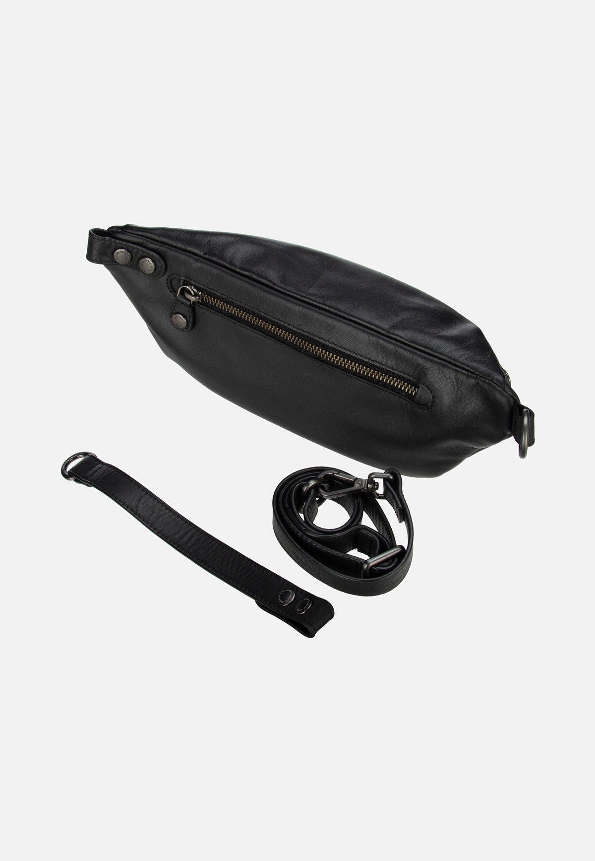 aunts & uncles Bilberry Jet Black Marsupio