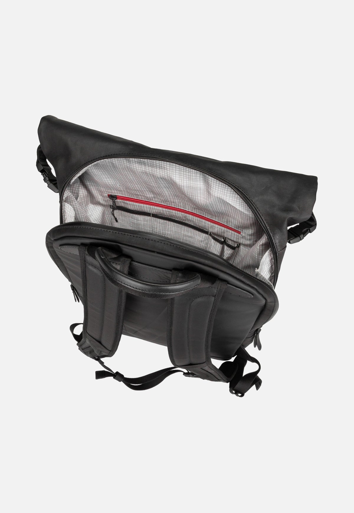 aunts & uncles Matsuyama Black Rolltop Backpack