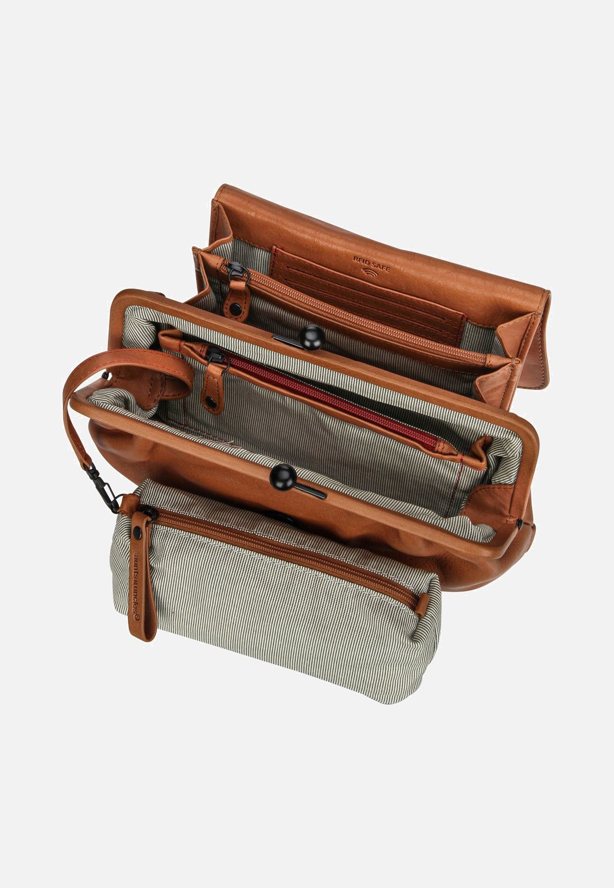 aunts & uncles Mrs. Madeline Caramel Crossbody Bag