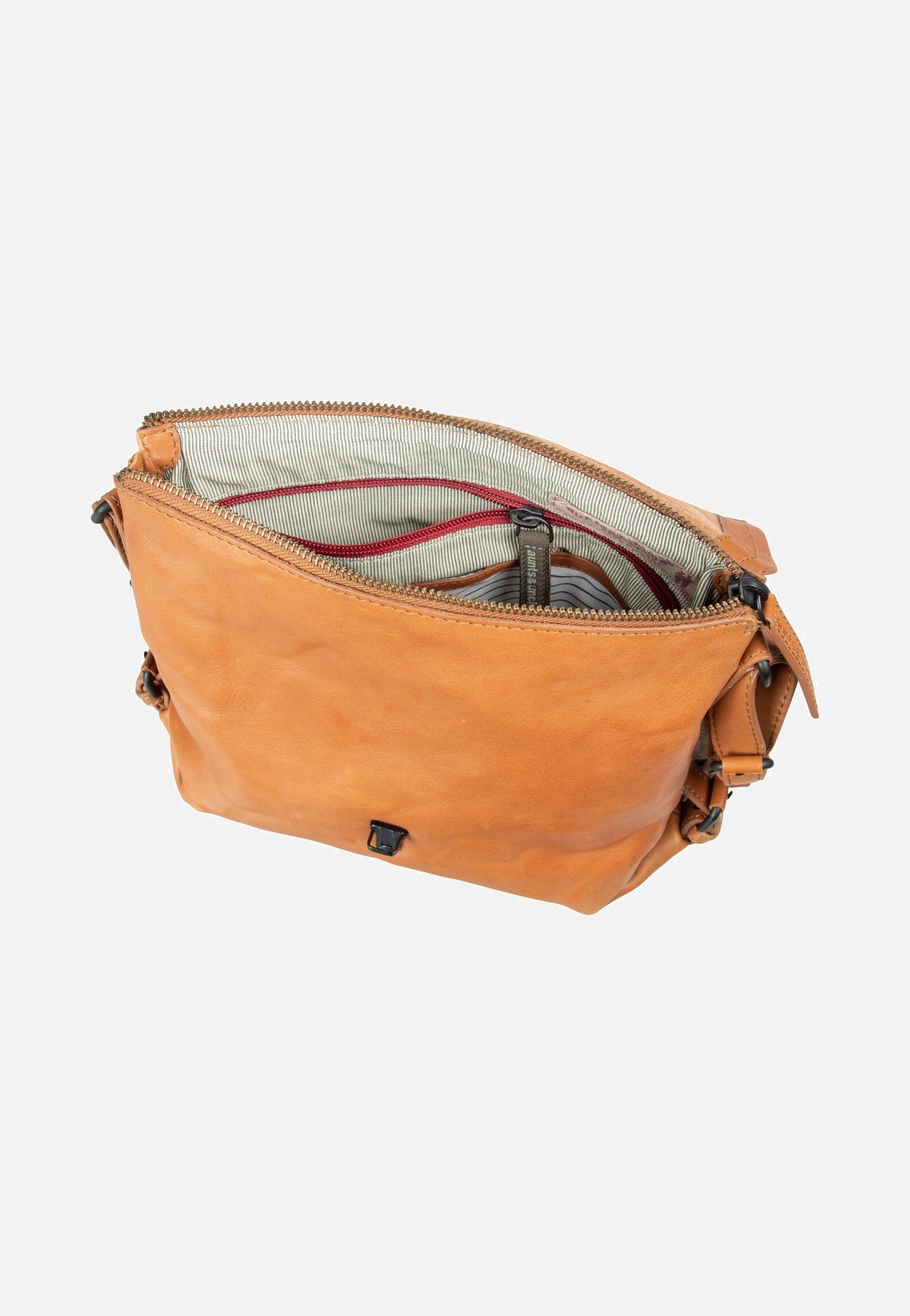 aunts & uncles Mrs. Puff Pie Caramel Crossbody Bag
