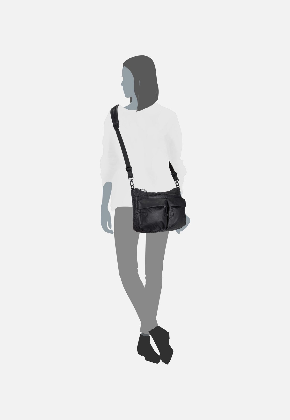 aunts & uncles Omono Black Bolso bandolera
