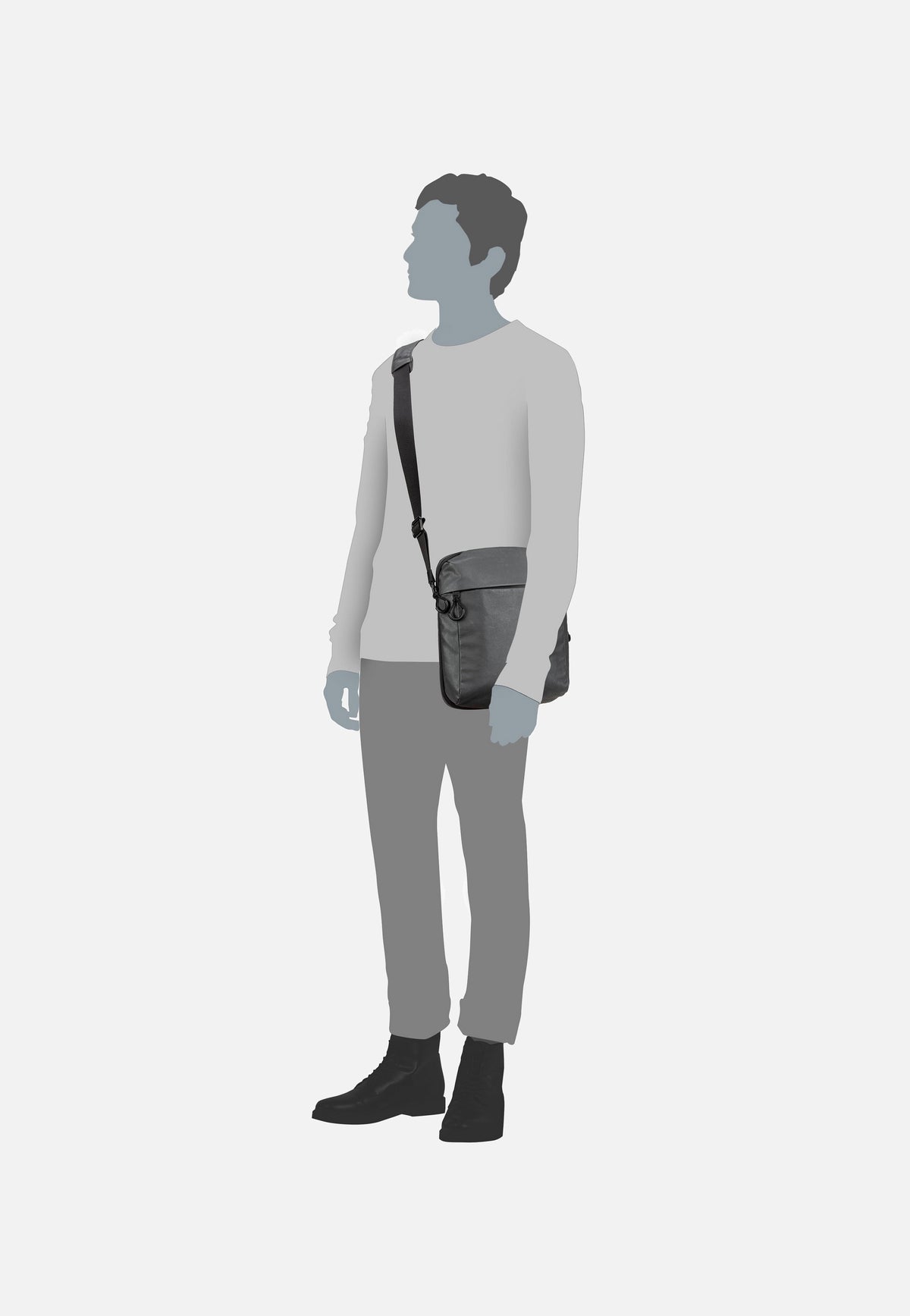 aunts & uncles Oyabe RE Volcanic Ash Crossbody Bag