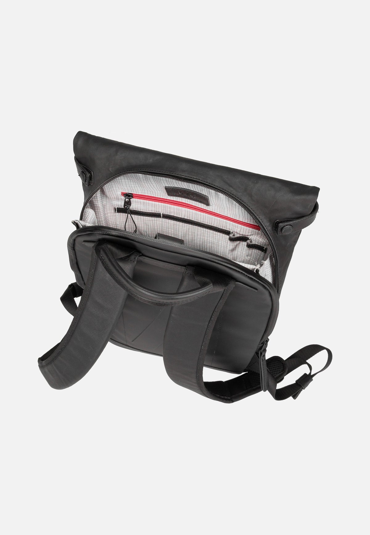 aunts & uncles Wakayama Black Rolltop Backpack