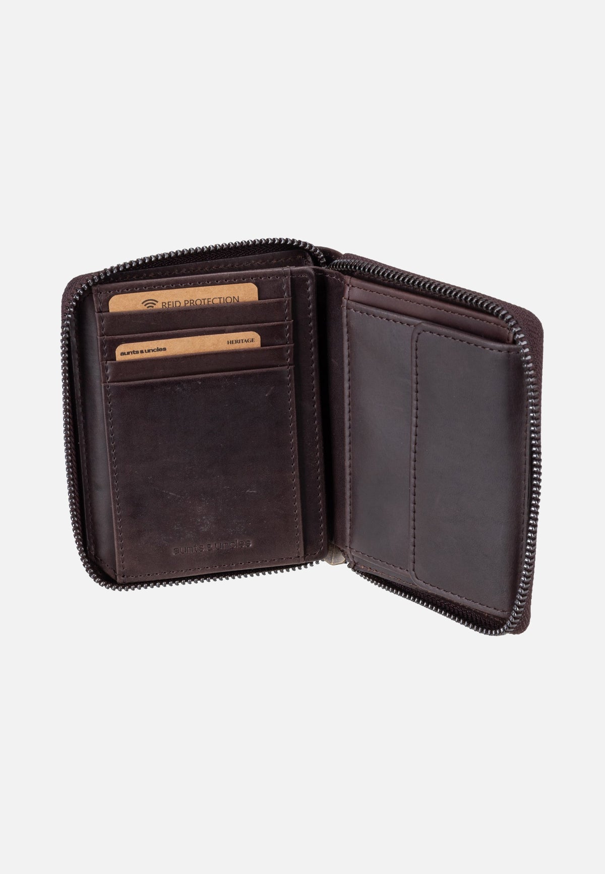 aunts & uncles Jasper Dark Brown Portafoglio