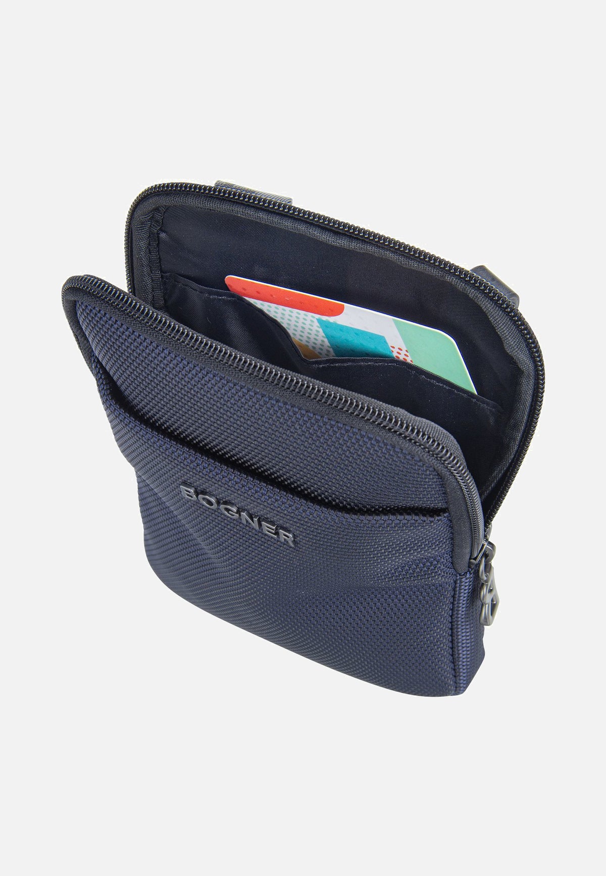 Bogner Keystone Frank XSVZ Dark Blue Crossbody Bag