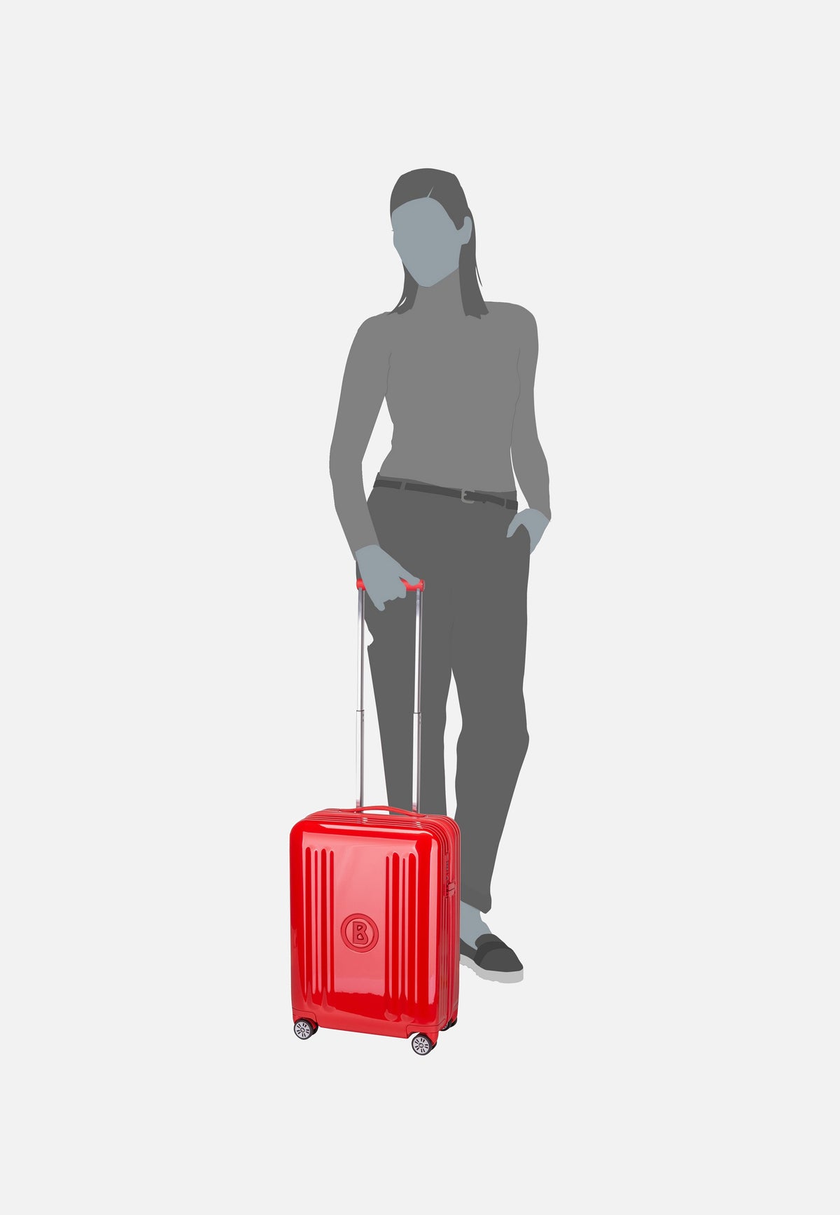 Bogner Piz C55 Trolleycase SVZ 4w Red Suitcase